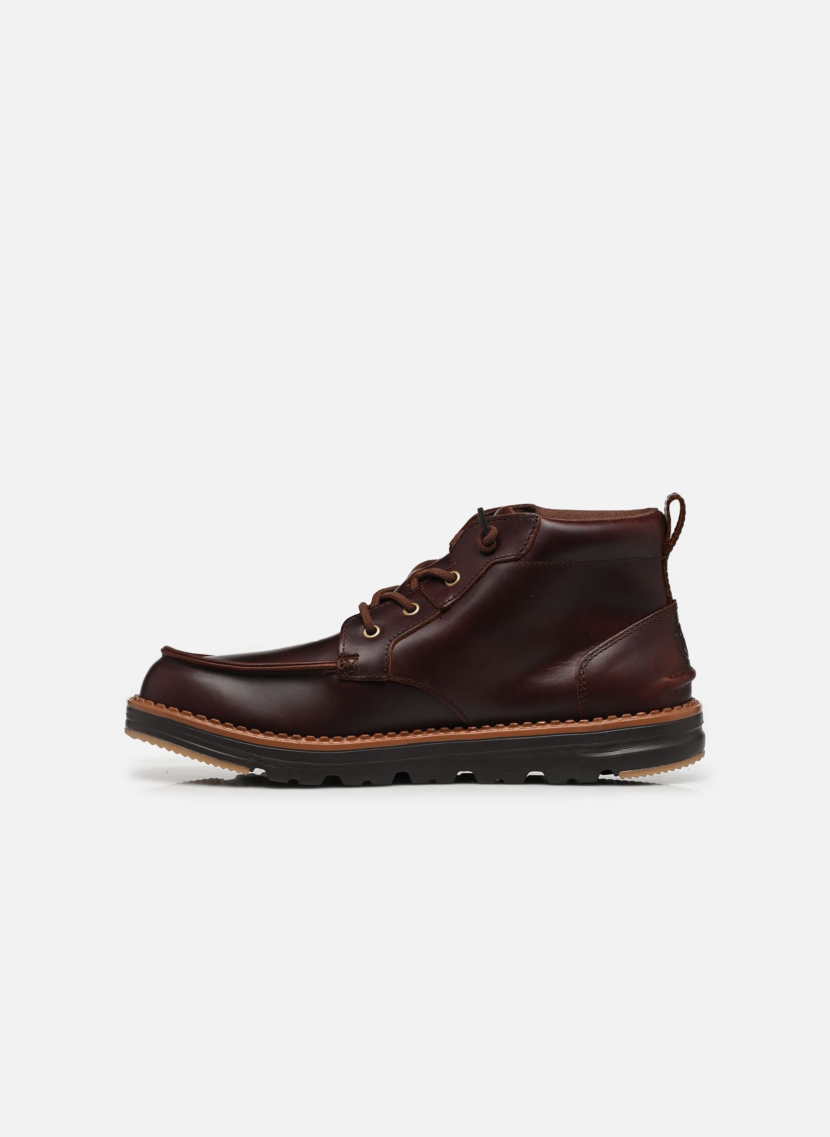 Bottines et boots Flint Boot Leather homme marron HEYDUDE Bottines et boots Flint Boot Leather homme marron ARGAN OIL/CHOCOLATE TORTE