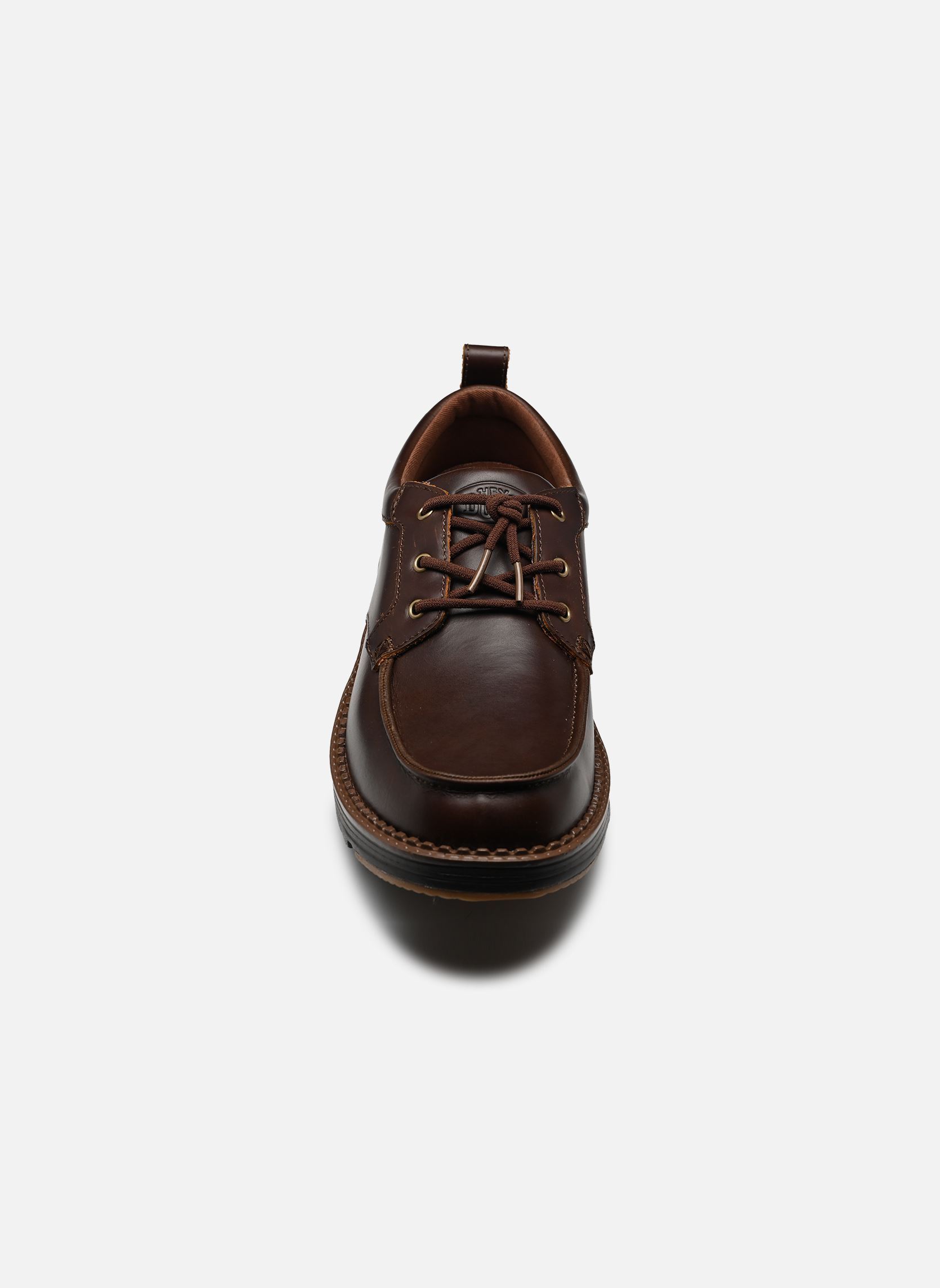 Stadsschoenen Flint Moc Leather heren bruin HEYDUDE Stadsschoenen Flint Moc Leather heren bruin PARTRIDGE/MULTI