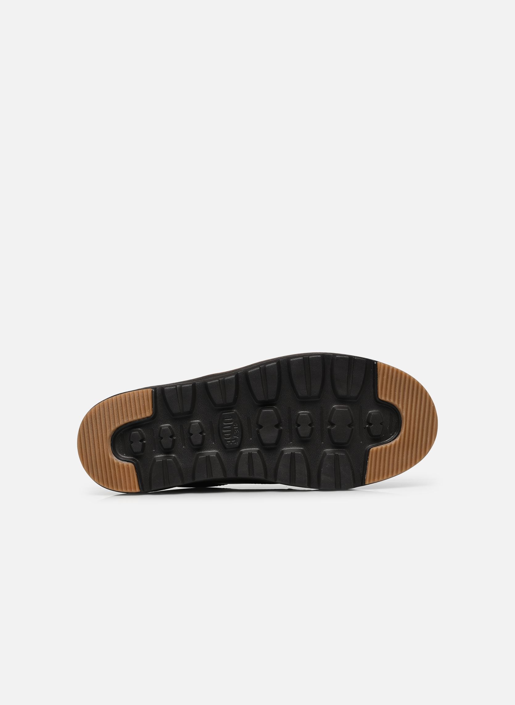 Stadsschoenen Flint Moc Leather heren bruin HEYDUDE Stadsschoenen Flint Moc Leather heren bruin PARTRIDGE/MULTI