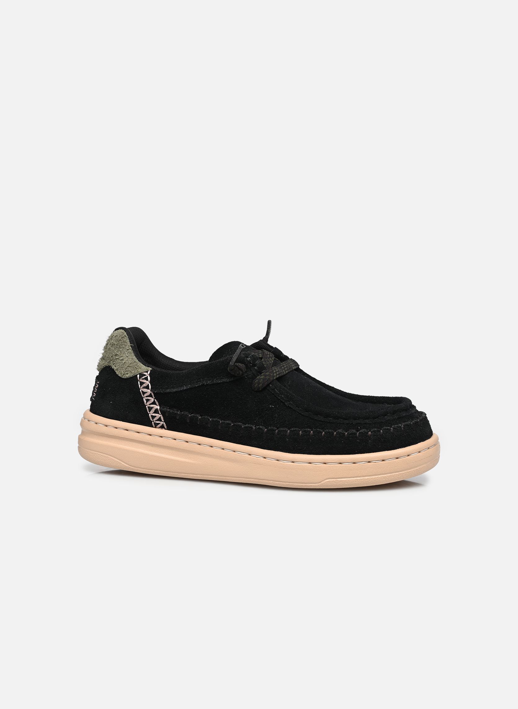 Baskets basses Harper Moc Crafted Suede femme noir HEYDUDE Baskets basses Harper Moc Crafted Suede femme noir BLACK