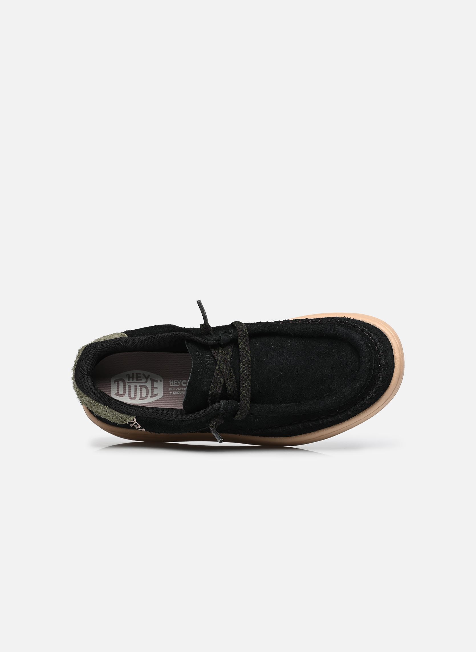Baskets basses Harper Moc Crafted Suede femme noir HEYDUDE Baskets basses Harper Moc Crafted Suede femme noir BLACK