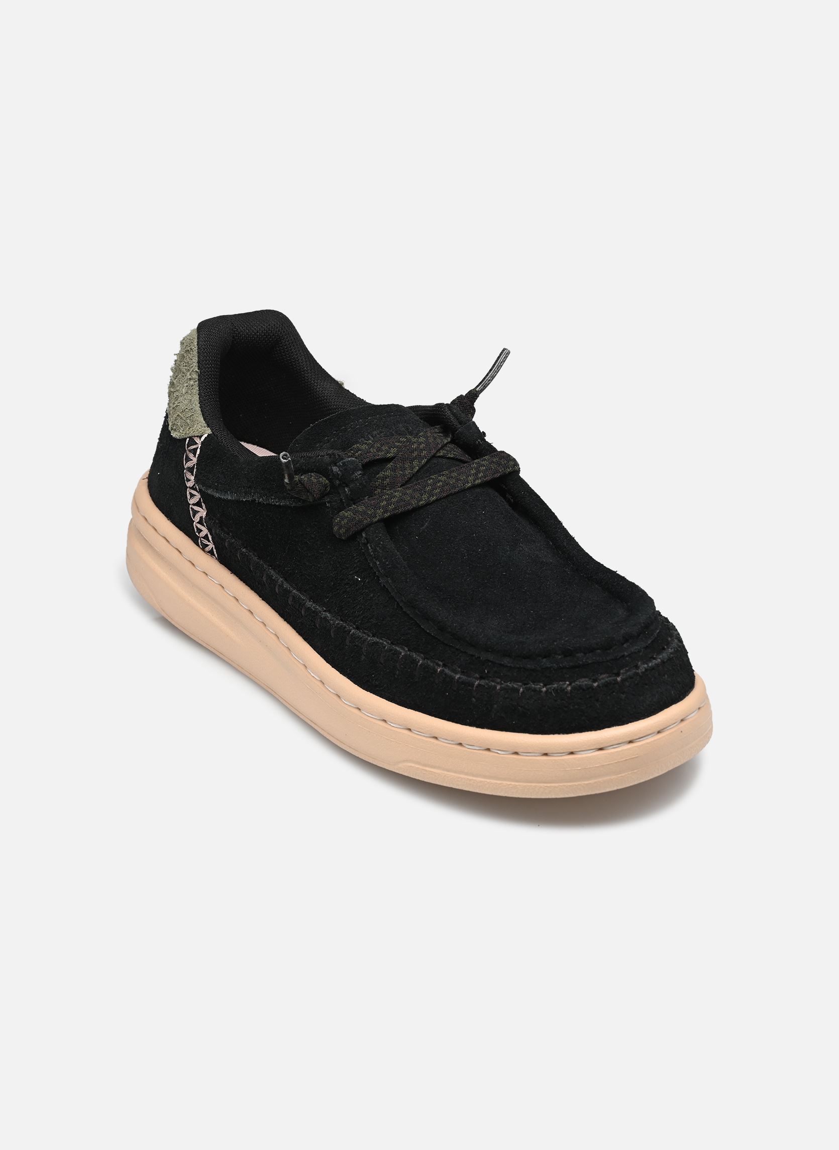 Baskets basses Harper Moc Crafted Suede femme noir HEYDUDE Baskets basses Harper Moc Crafted Suede femme noir BLACK