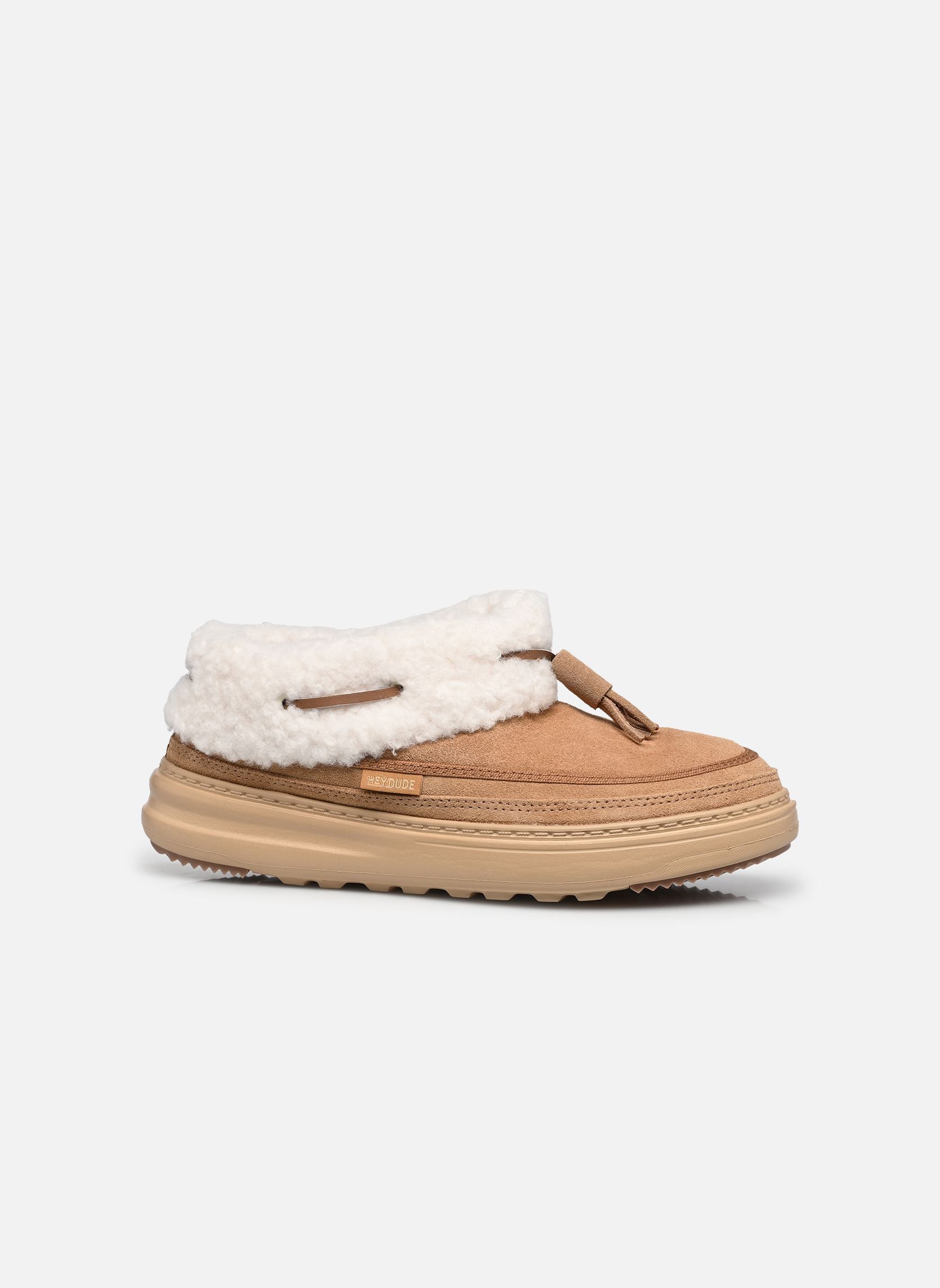 Gevoerde enkellaarsjes Remi Toastee Lo Tassel dames bruin HEYDUDE Gevoerde enkellaarsjes Remi Toastee Lo Tassel dames bruin TAN