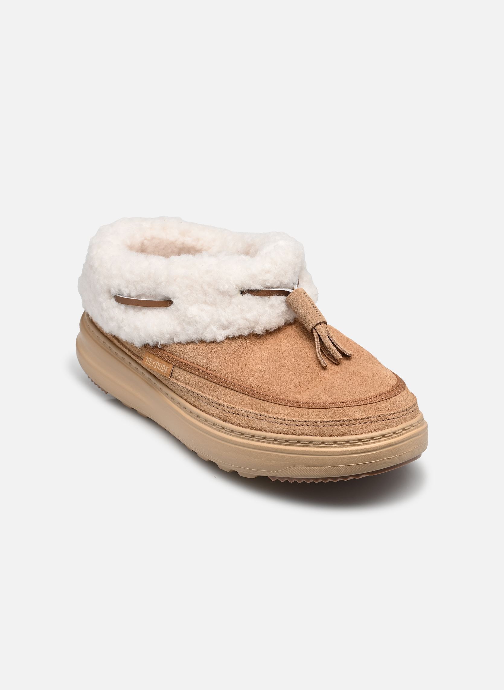 Gevoerde enkellaarsjes Remi Toastee Lo Tassel dames bruin HEYDUDE Gevoerde enkellaarsjes Remi Toastee Lo Tassel dames bruin TAN