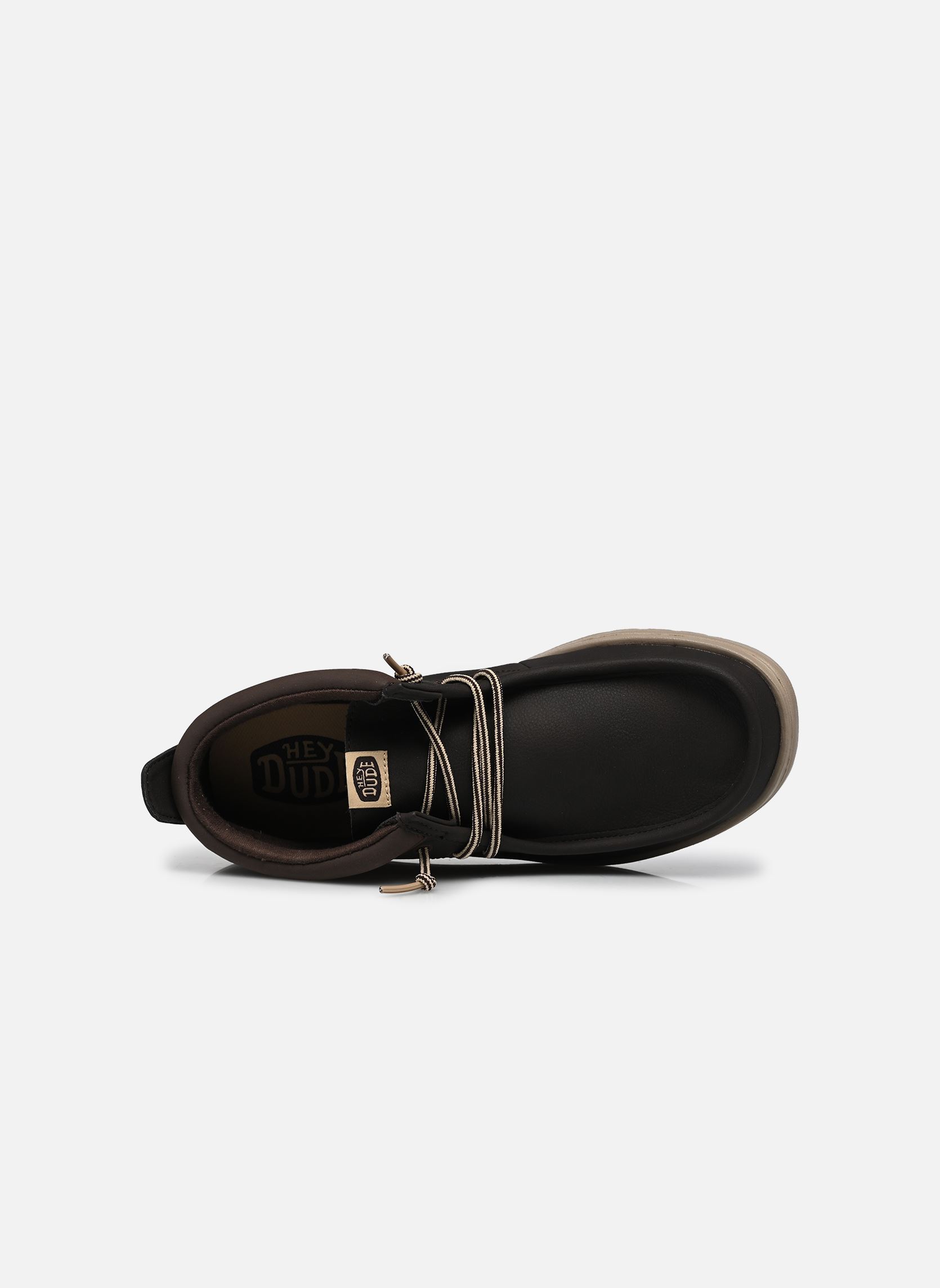 Baskets basses Wally Mid GripR Classic homme marron HEYDUDE Baskets basses Wally Mid GripR Classic homme marron MOLE BROWN