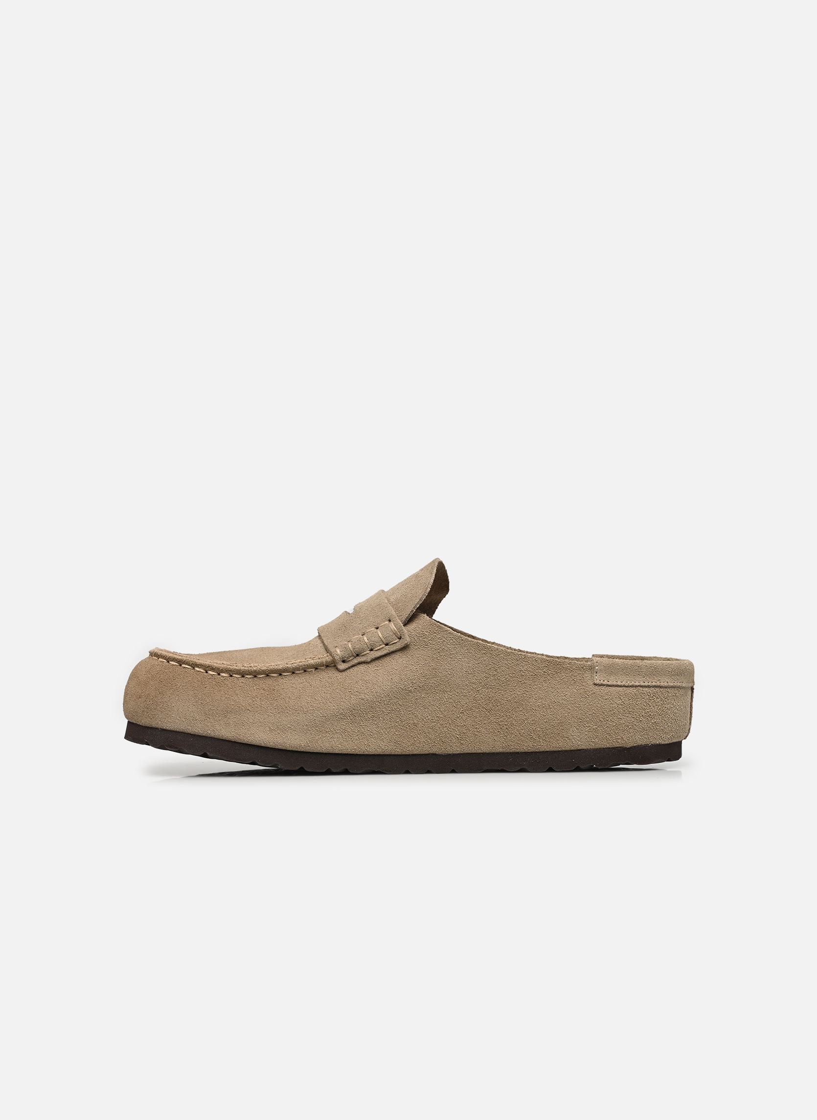 Sandales et mules Naples Wrapped Suede - Regular homme beige Birkenstock Sandales et mules Naples Wrapped Suede - Regular homme beige TAUPE
