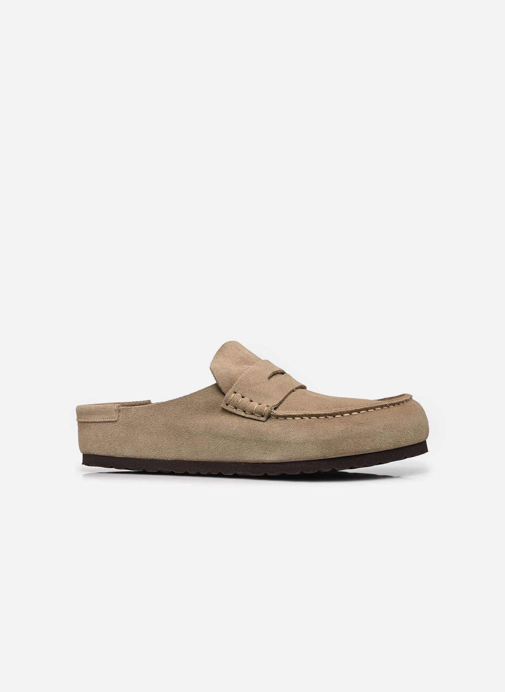 Sandales et mules Naples Wrapped Suede - Regular homme beige Birkenstock Sandales et mules Naples Wrapped Suede - Regular homme beige TAUPE