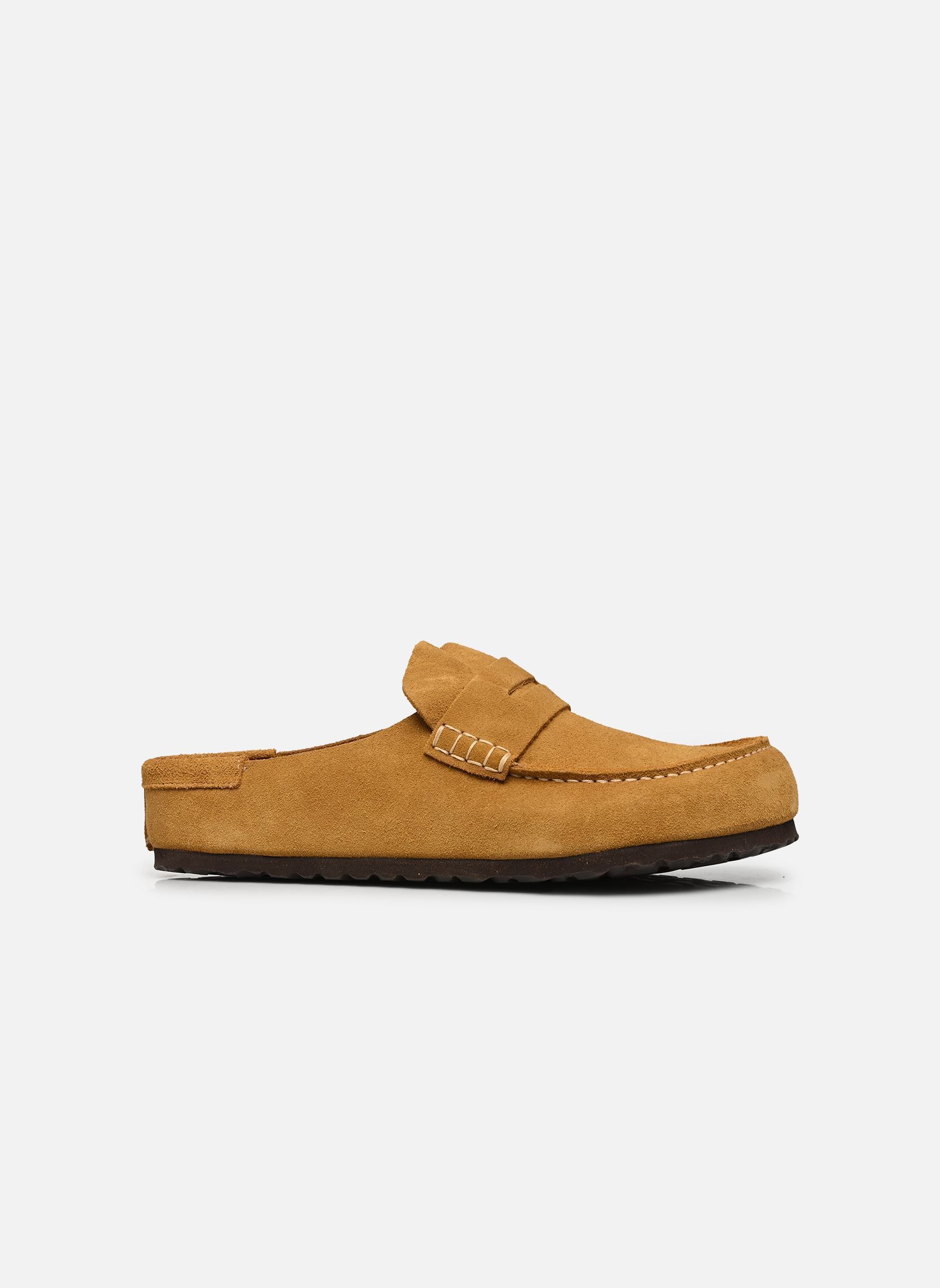 Sandales et mules Naples Wrapped Suede - Regular homme jaune Birkenstock Sandales et mules Naples Wrapped Suede - Regular homme jaune CORK BROWN