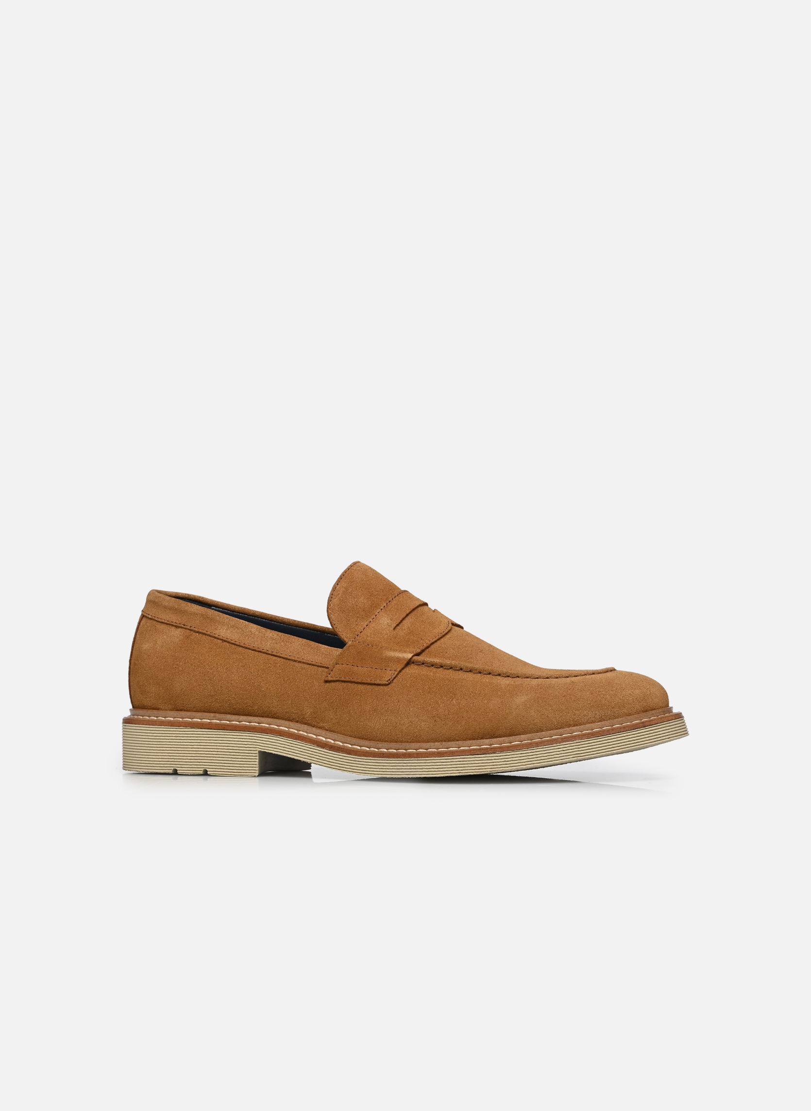 Loafer MUSE herren braun Brett & Sons Loafer MUSE herren braun VELOUR COGNAC 265