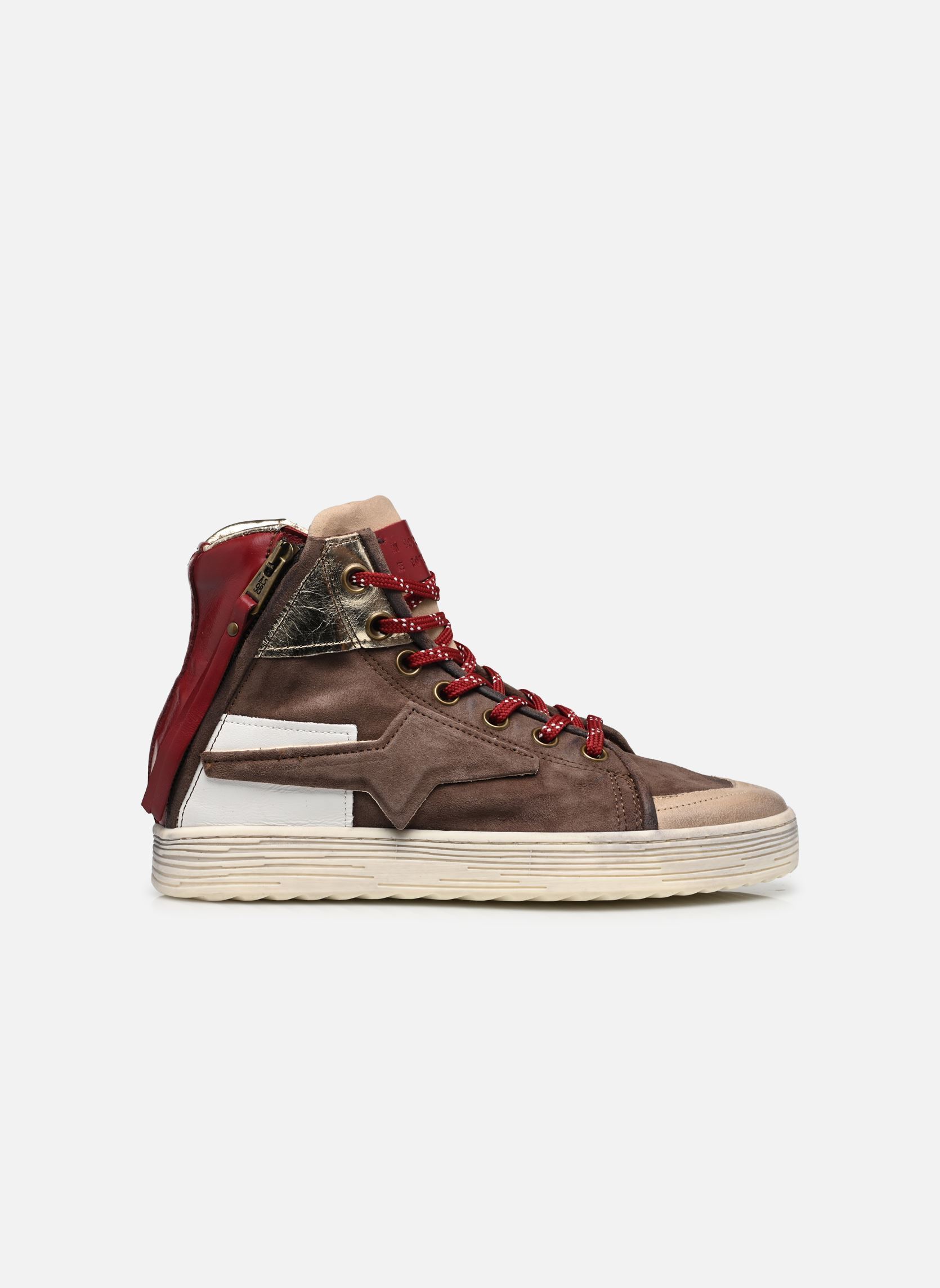 Baskets A48231 femme marron AS98 Baskets A48231 femme marron CARTON+EBANO+RUBINO+PLATINO+BI