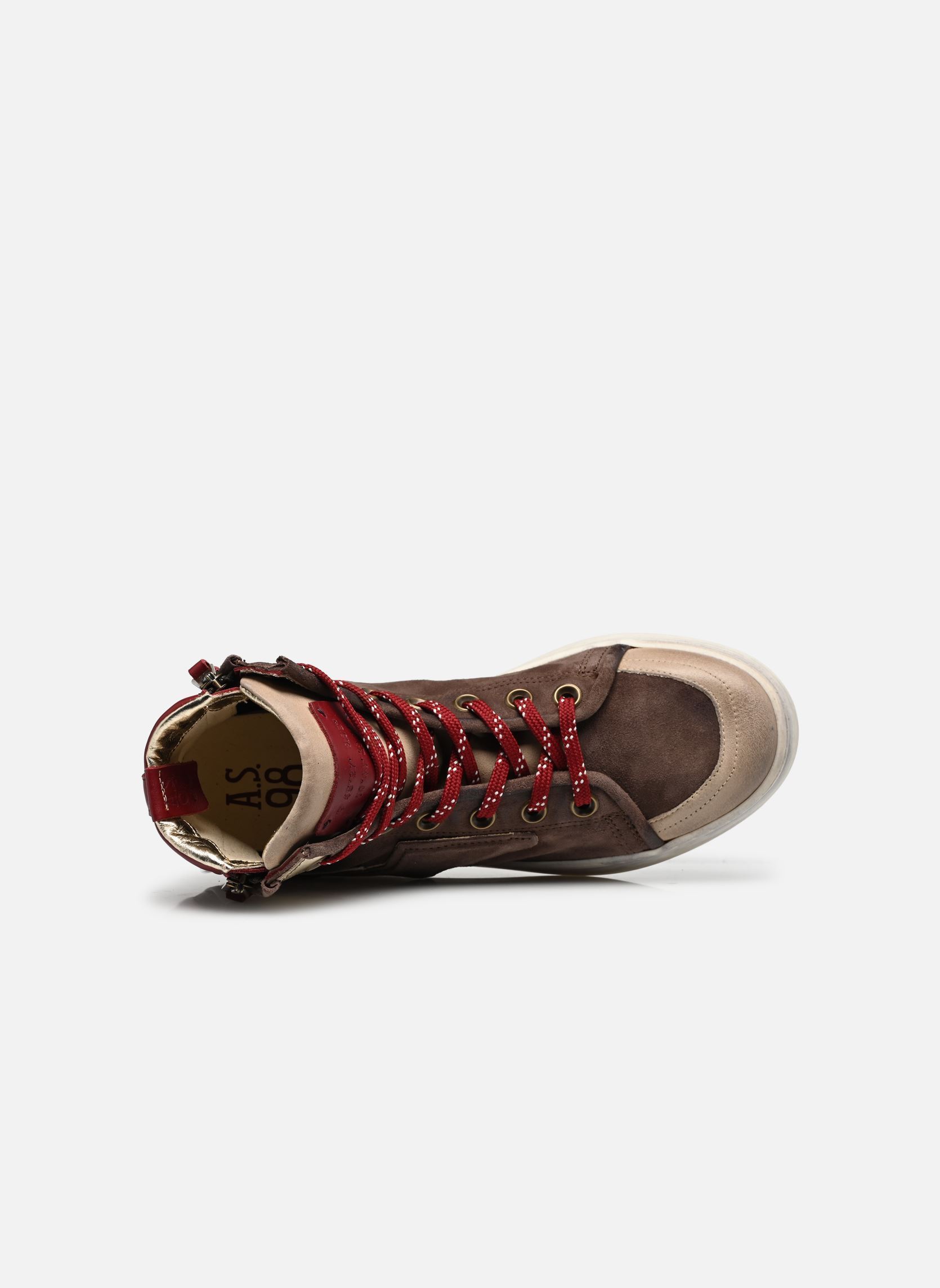 Baskets A48231 femme marron AS98 Baskets A48231 femme marron CARTON+EBANO+RUBINO+PLATINO+BI