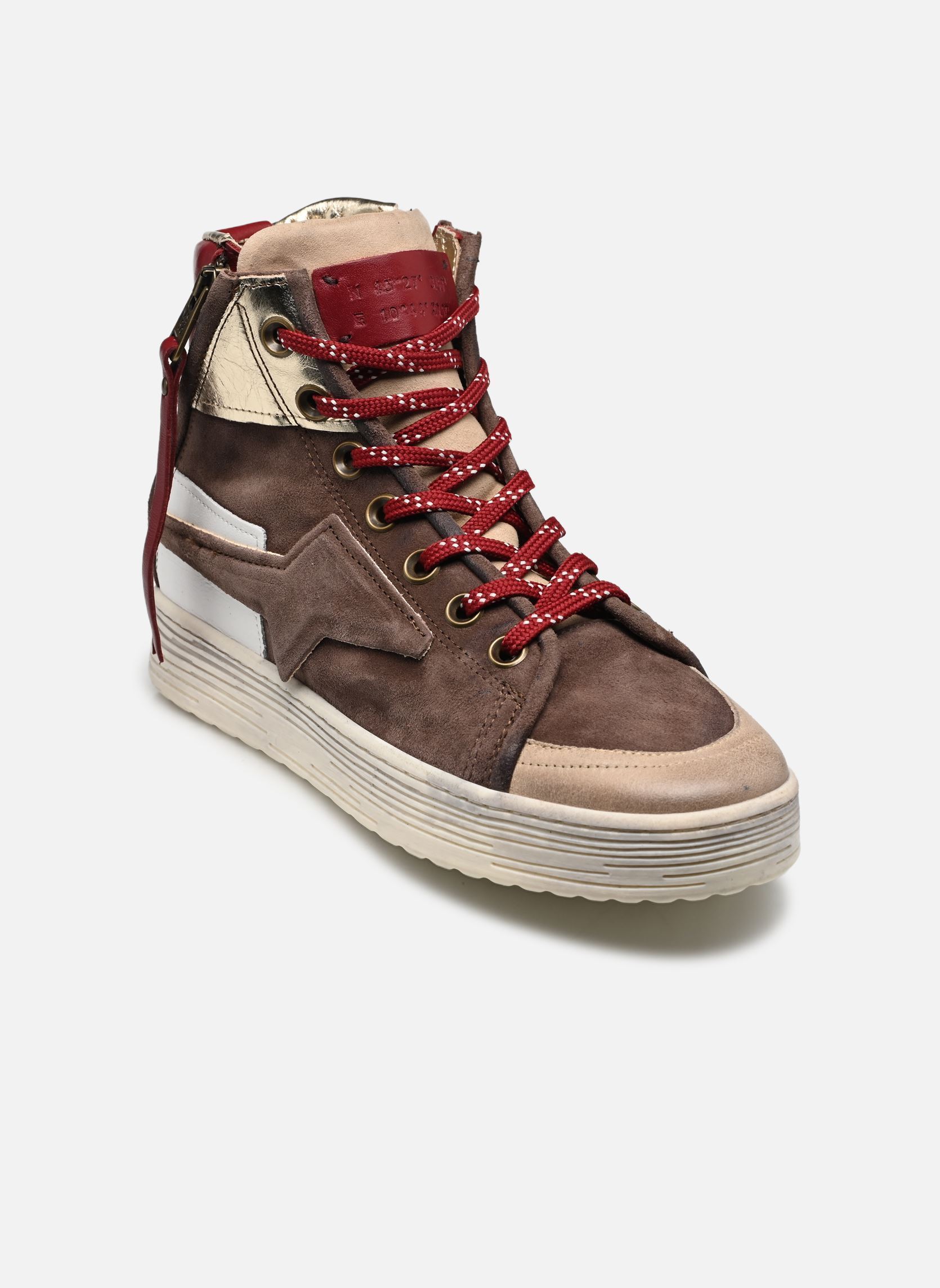 Baskets A48231 femme marron AS98 Baskets A48231 femme marron CARTON+EBANO+RUBINO+PLATINO+BI