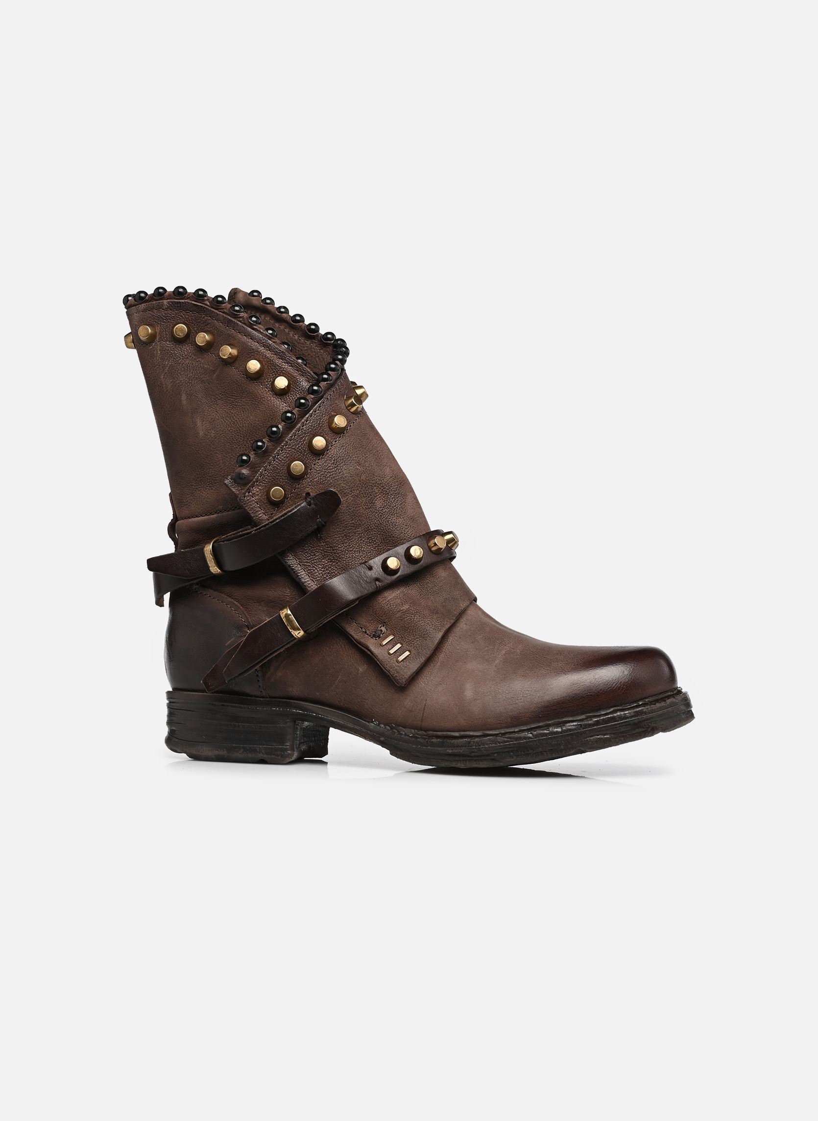 Enkellaarzen en boots A50241 dames bruin AS98 Enkellaarzen en boots A50241 dames bruin EBANO+TDM+TDM+EBANO