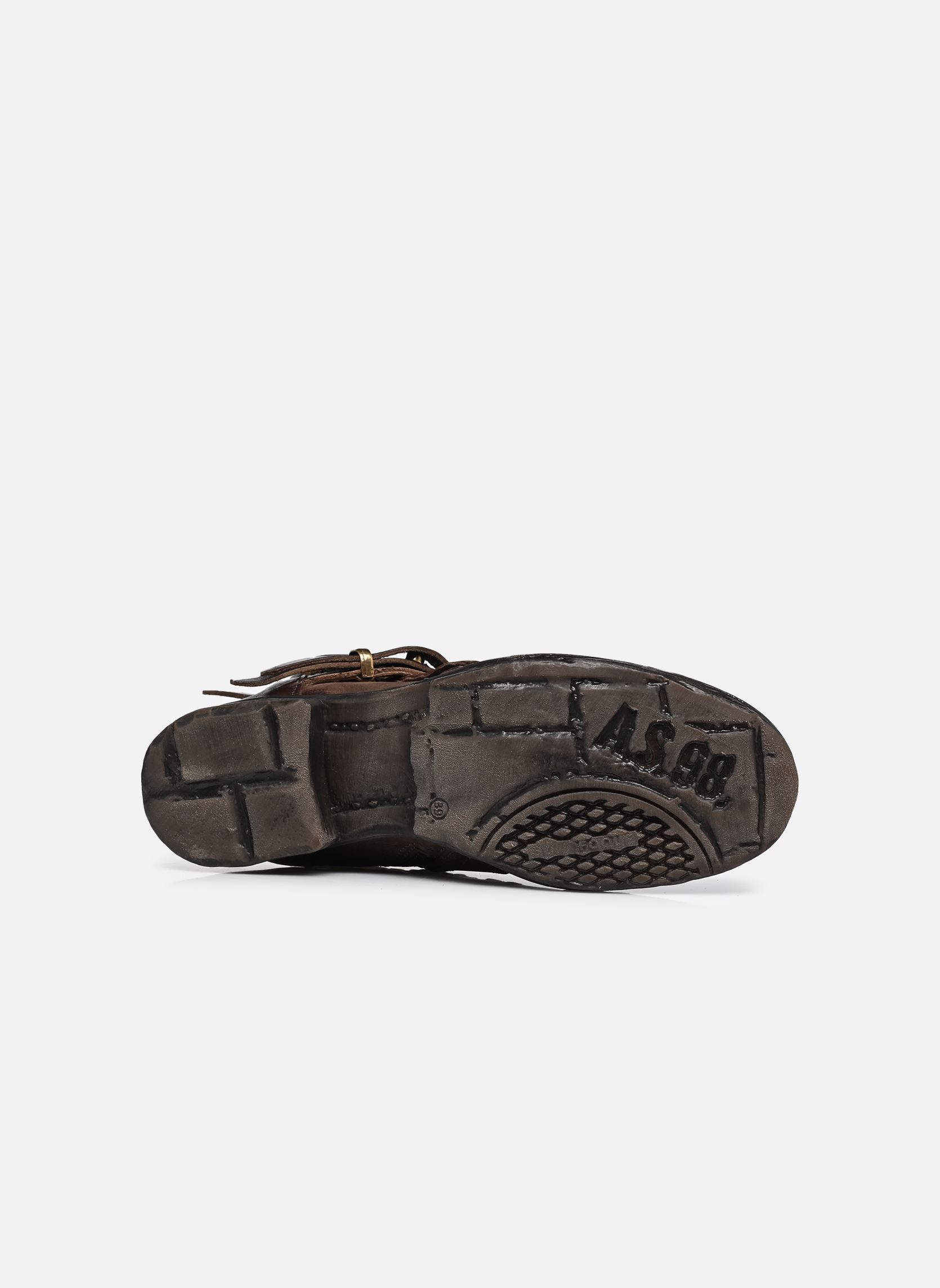 Enkellaarzen en boots A50241 dames bruin AS98 Enkellaarzen en boots A50241 dames bruin EBANO+TDM+TDM+EBANO
