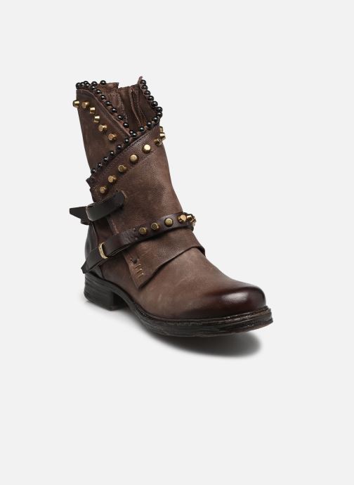 AS98 Enkellaarzen en boots A50241 dames bruin