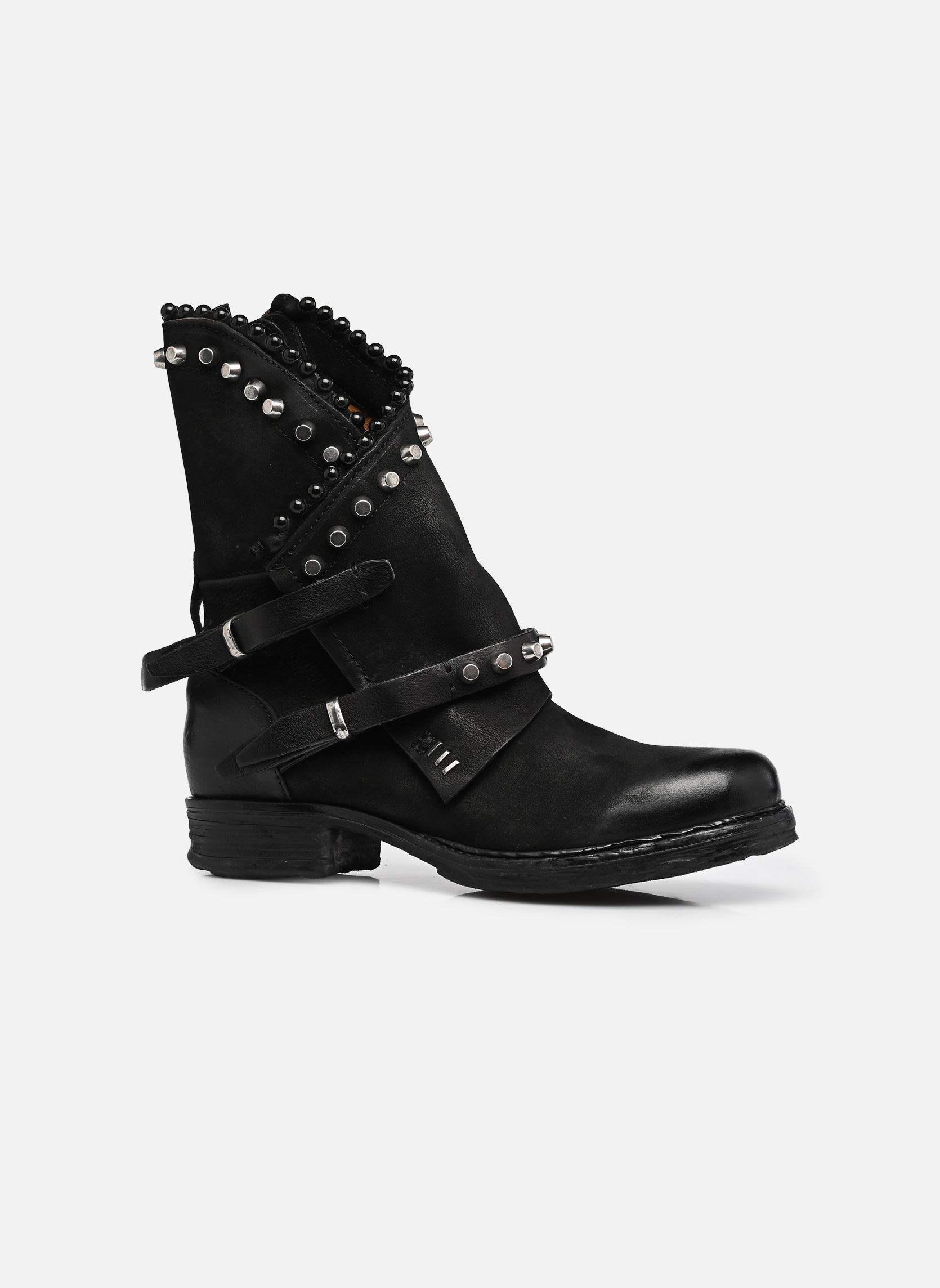 Enkellaarzen en boots A50241 dames zwart AS98 Enkellaarzen en boots A50241 dames zwart NERO