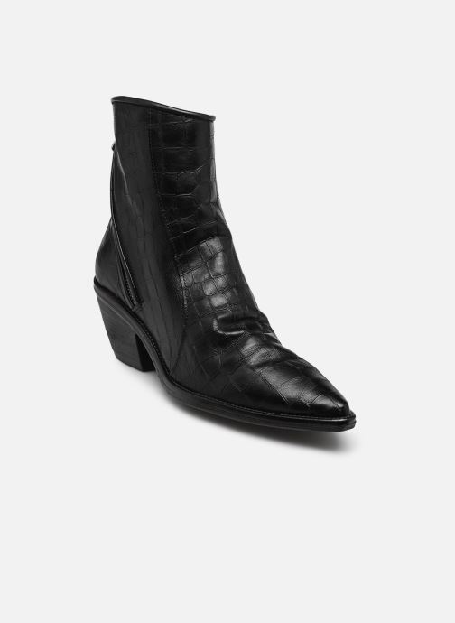 AS98 Enkellaarzen en boots B84228 dames zwart