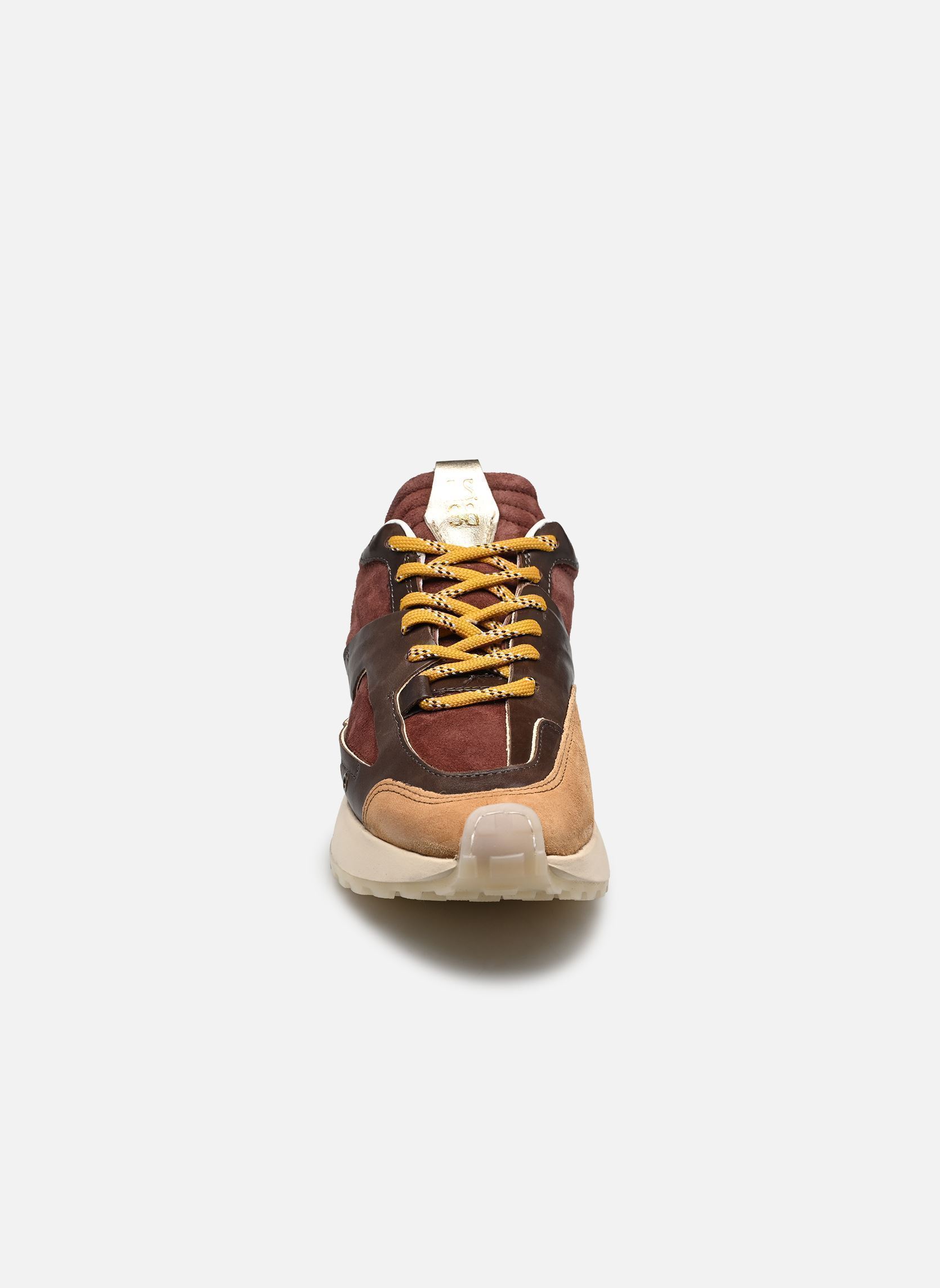 Baskets C01105 femme marron AS98 Baskets C01105 femme marron COMBI 6 TIGER