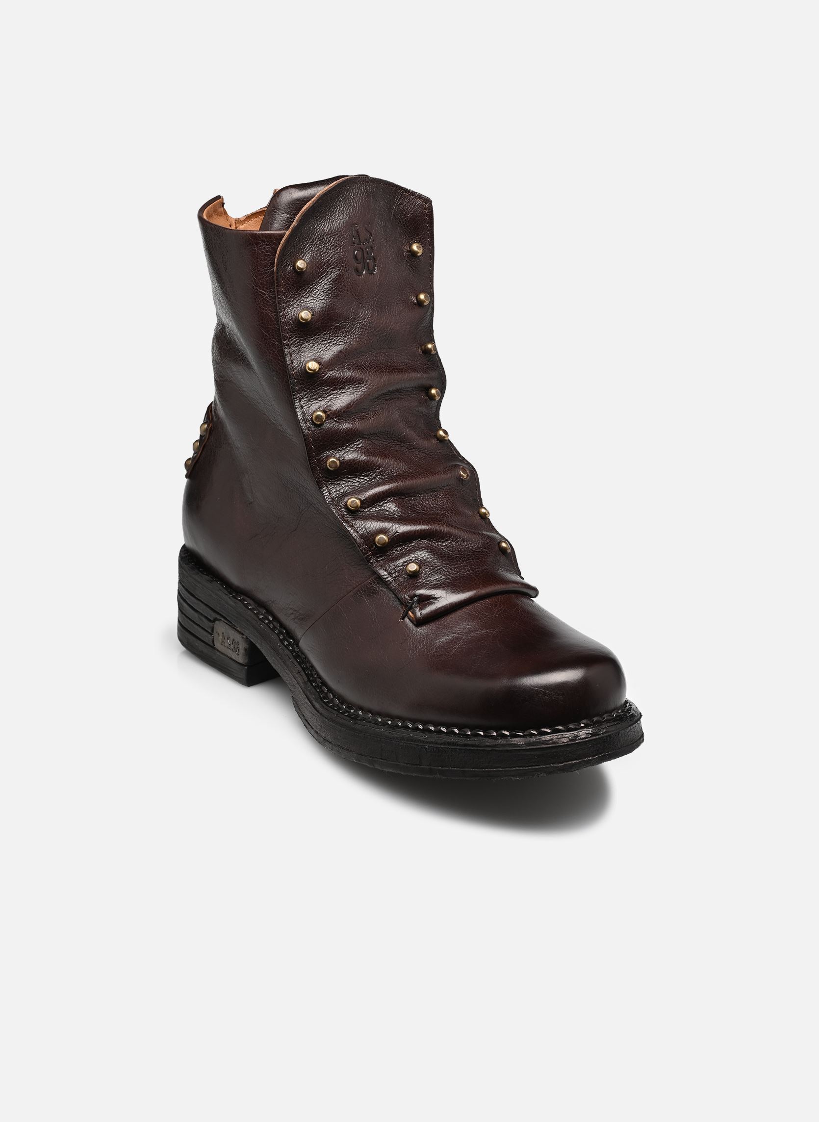 Enkellaarzen en boots C41208 dames bruin AS98 Enkellaarzen en boots C41208 dames bruin EBANO