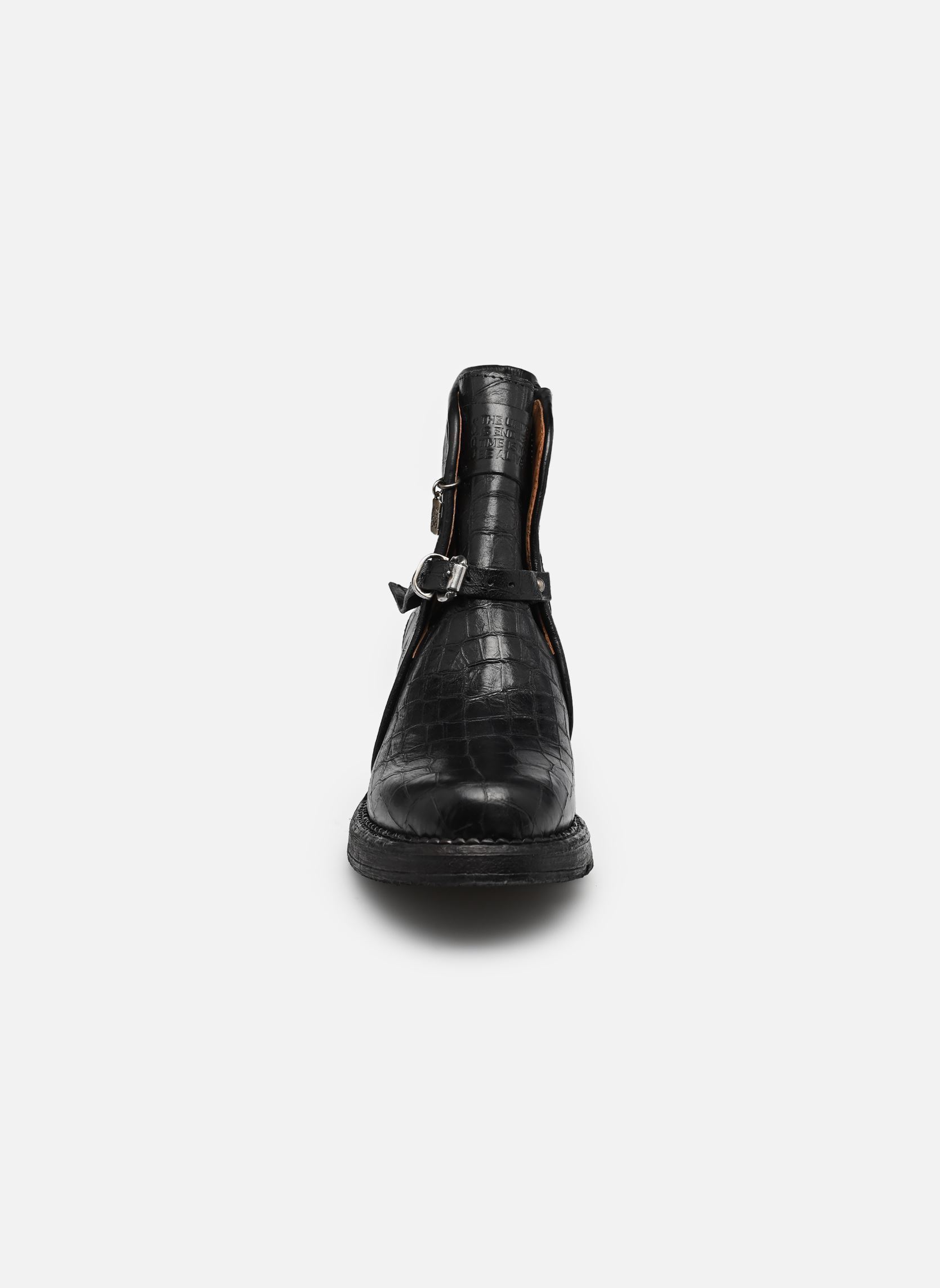 Enkellaarzen en boots C41210 dames zwart AS98 Enkellaarzen en boots C41210 dames zwart NERO