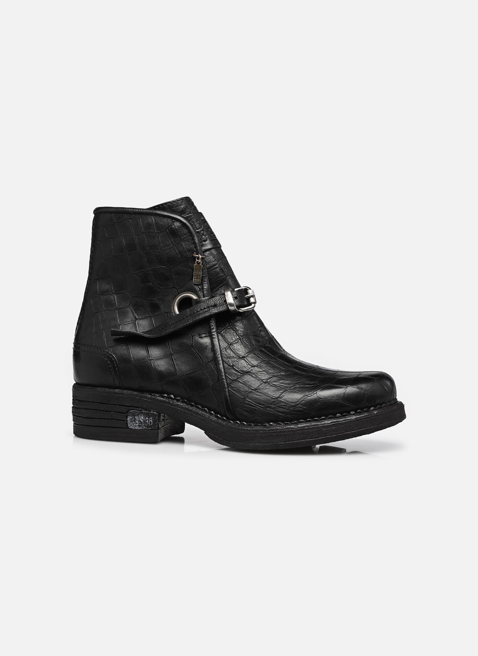 Enkellaarzen en boots C41210 dames zwart AS98 Enkellaarzen en boots C41210 dames zwart NERO