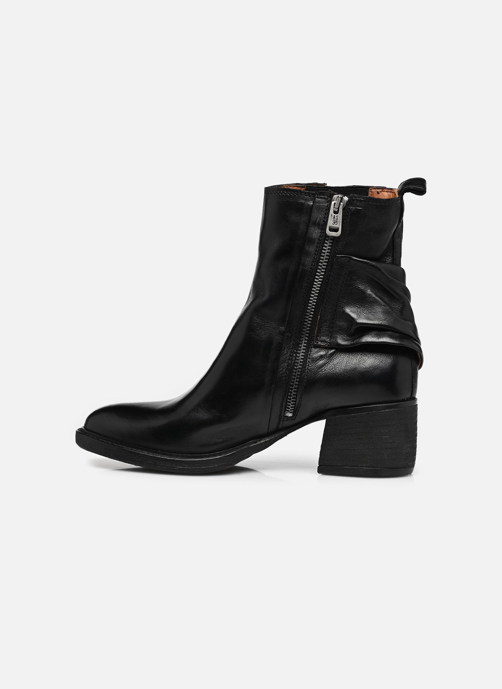 Enkellaarzen en boots C45201 dames zwart AS98 Enkellaarzen en boots C45201 dames zwart NERO