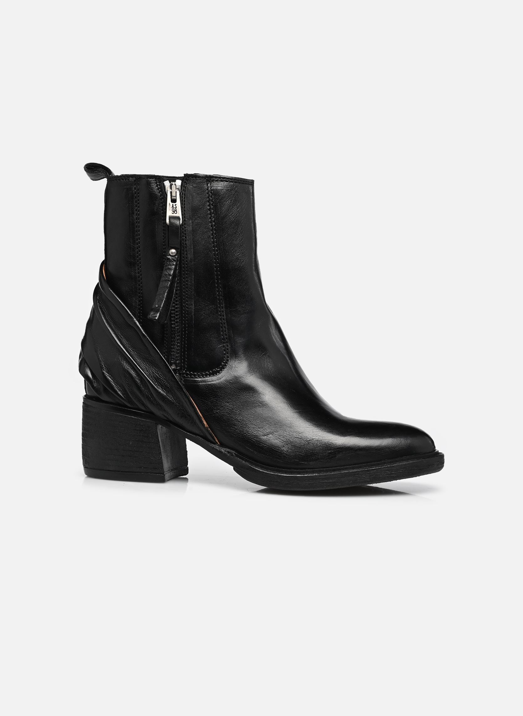 Enkellaarzen en boots C45201 dames zwart AS98 Enkellaarzen en boots C45201 dames zwart NERO