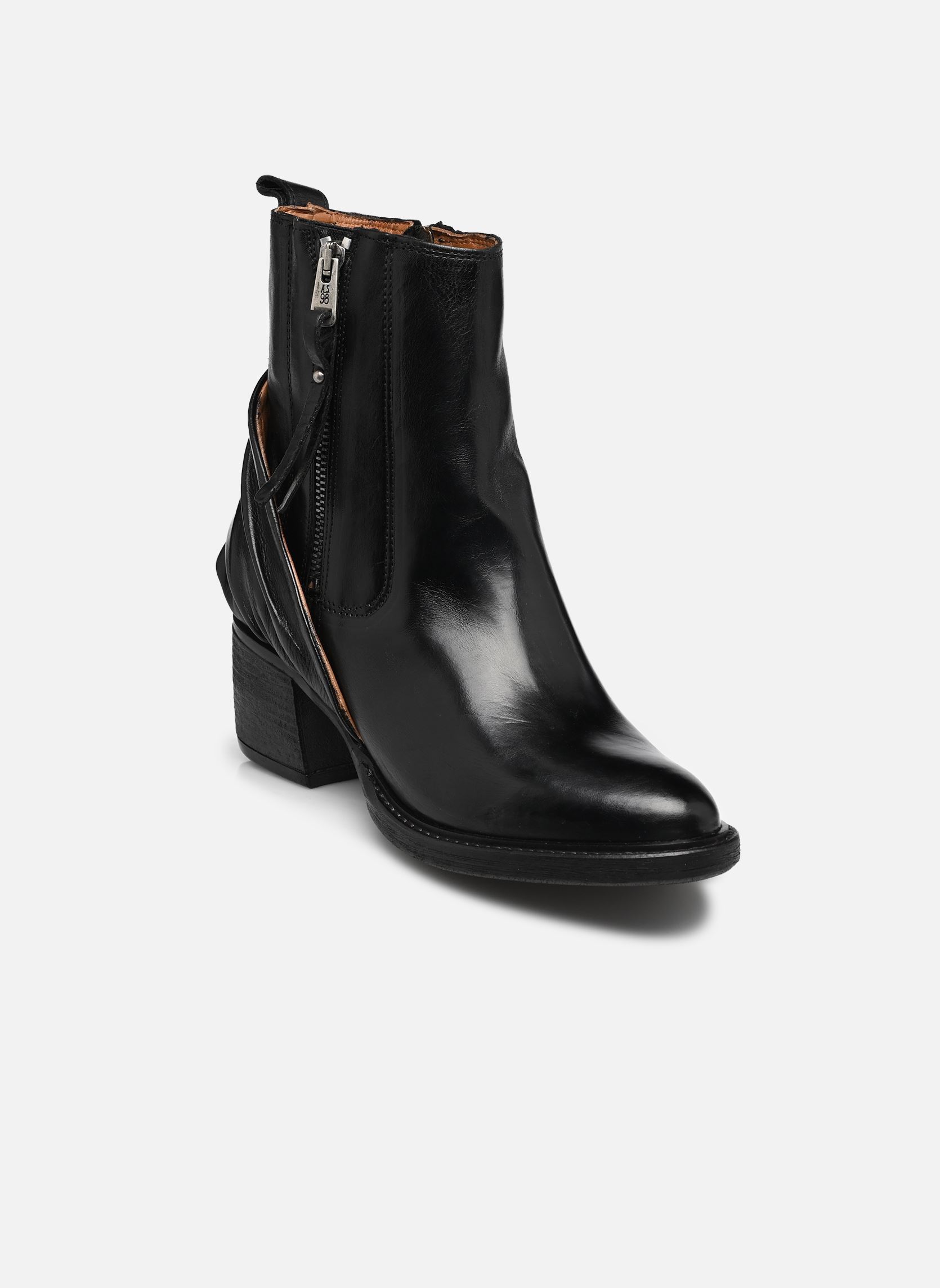 Enkellaarzen en boots C45201 dames zwart AS98 Enkellaarzen en boots C45201 dames zwart NERO