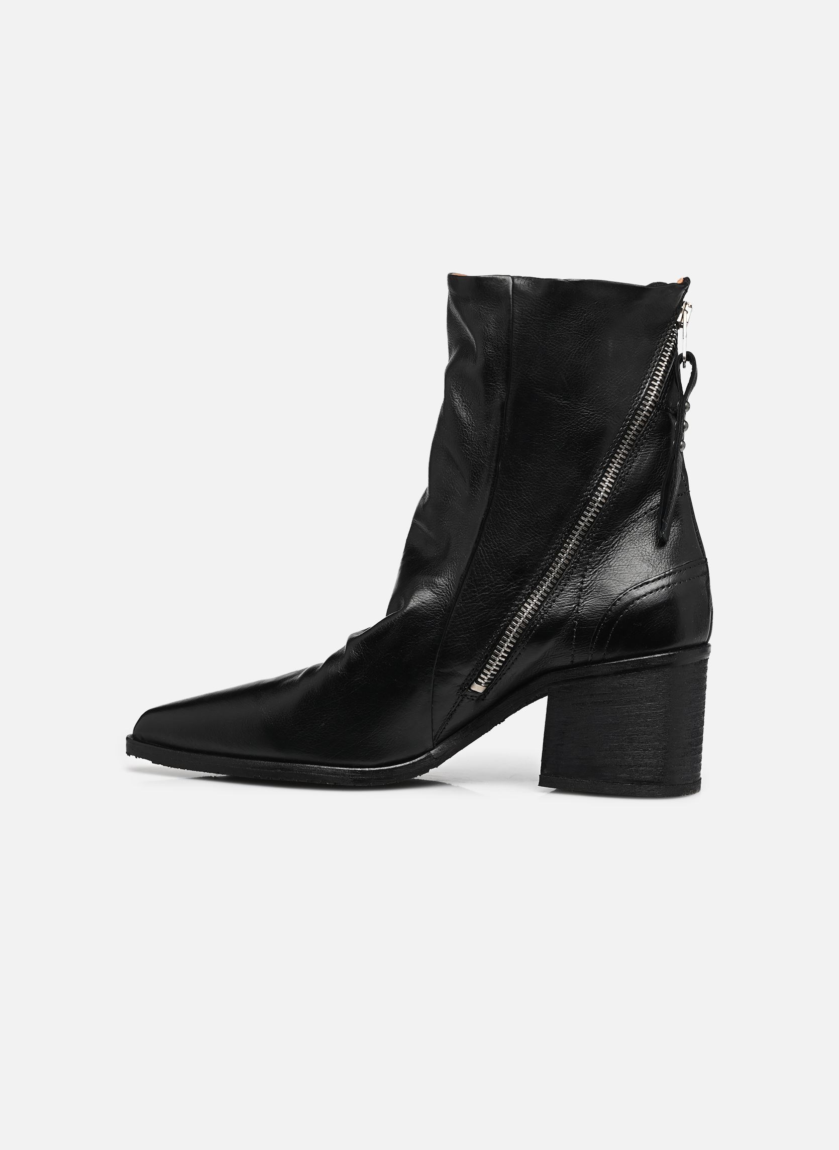 Enkellaarzen en boots C53202 dames zwart AS98 Enkellaarzen en boots C53202 dames zwart NERO