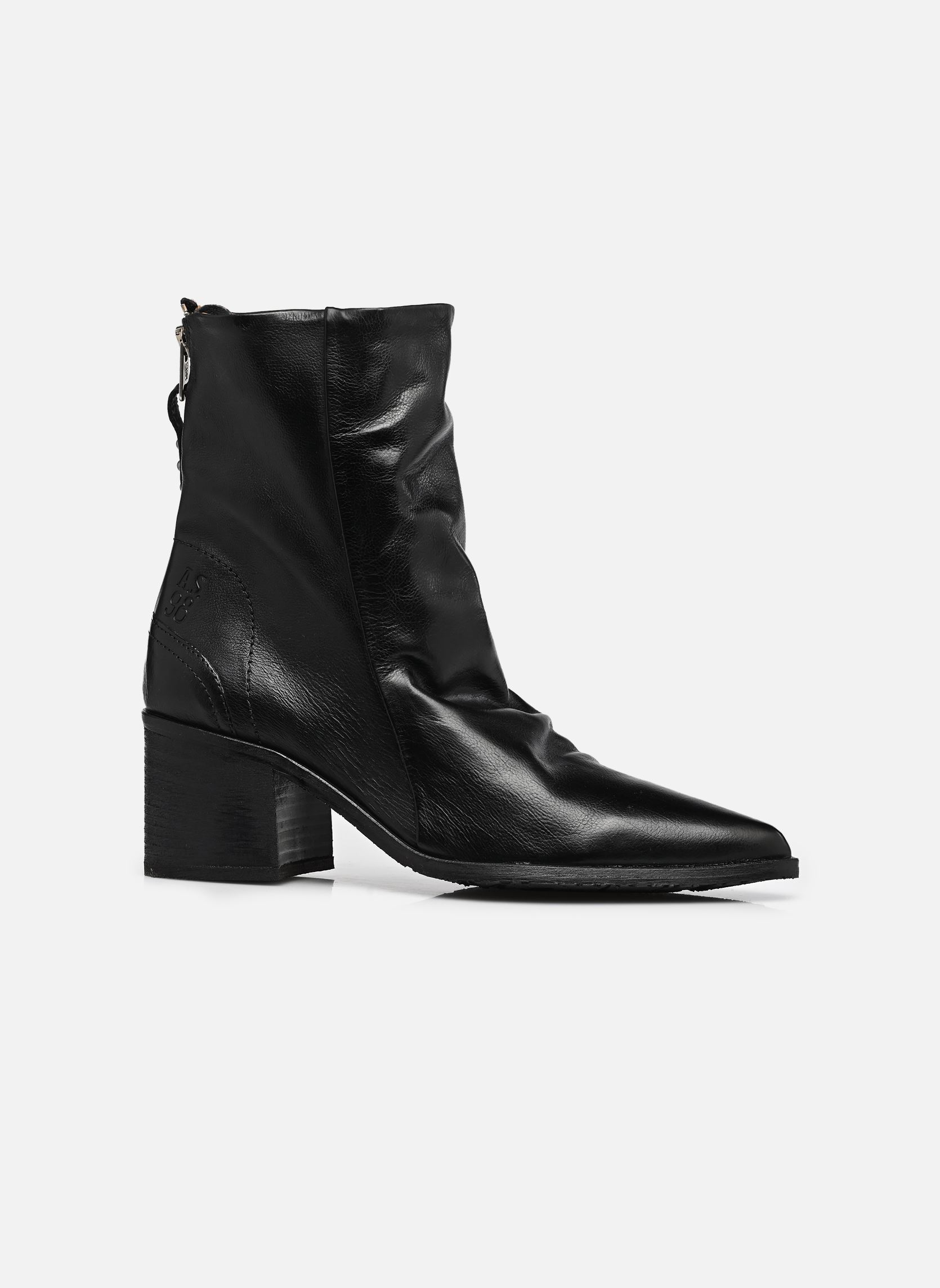 Enkellaarzen en boots C53202 dames zwart AS98 Enkellaarzen en boots C53202 dames zwart NERO