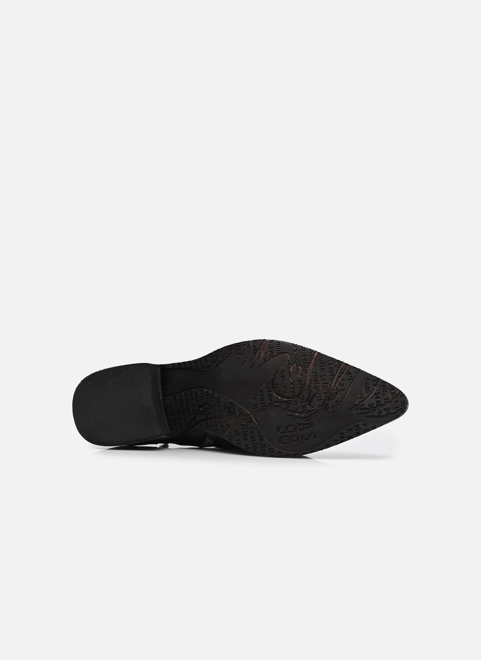 Enkellaarzen en boots C53202 dames zwart AS98 Enkellaarzen en boots C53202 dames zwart NERO