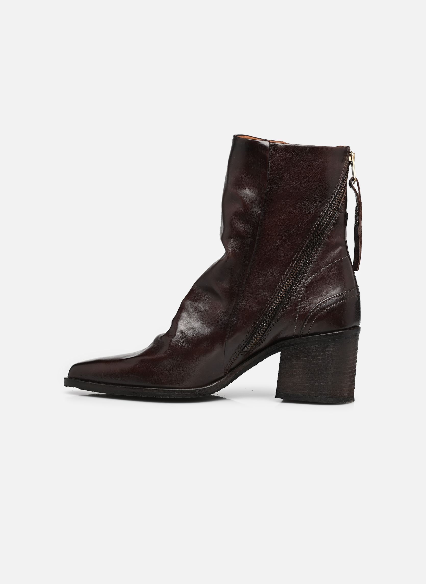 Enkellaarzen en boots C53202 dames bruin AS98 Enkellaarzen en boots C53202 dames bruin EBANO
