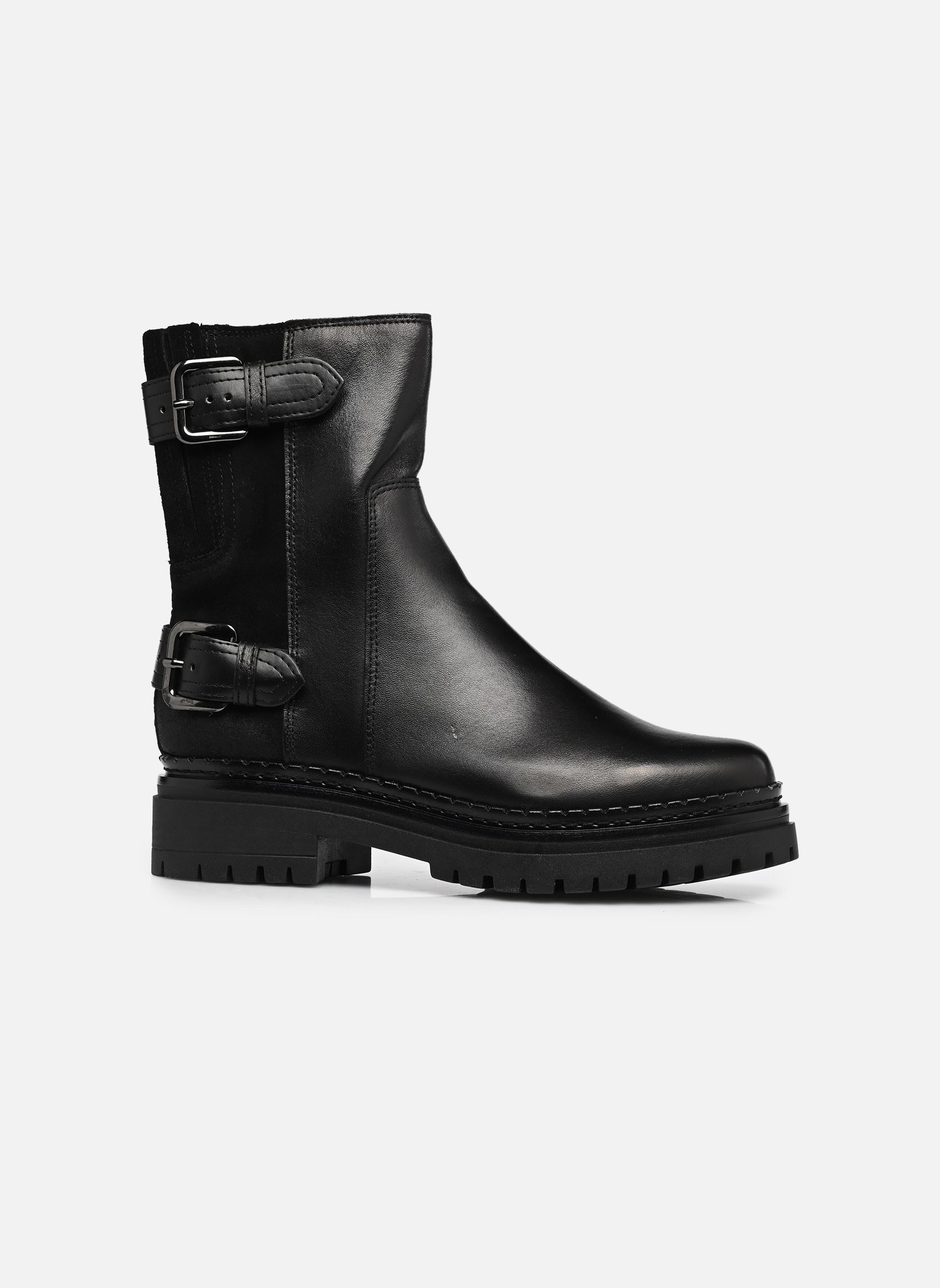 Enkellaarzen en boots L97216 dames zwart Mjus Enkellaarzen en boots L97216 dames zwart NERO