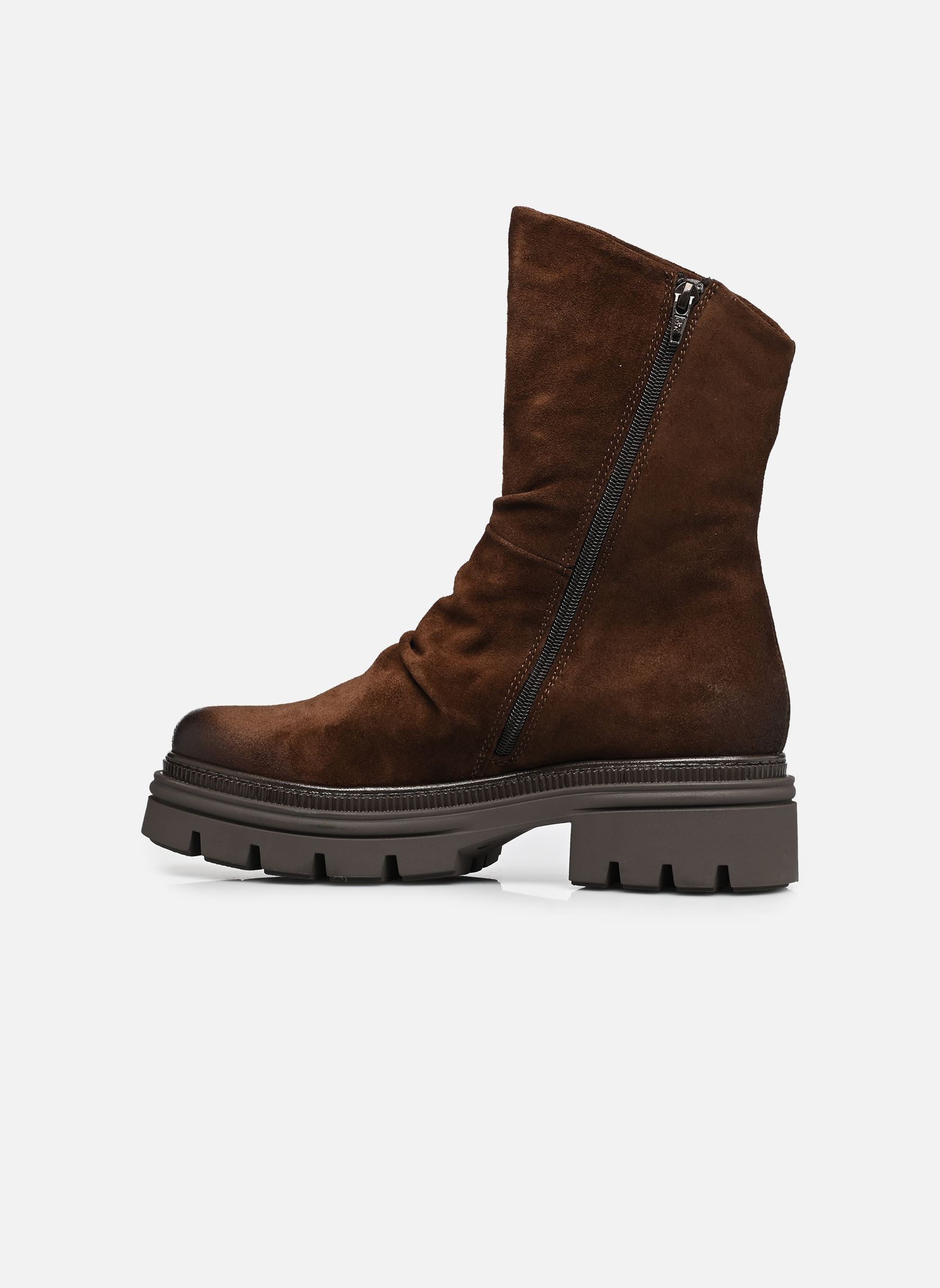 Enkellaarzen en boots N26208 dames bruin Mjus Enkellaarzen en boots N26208 dames bruin BISONTE