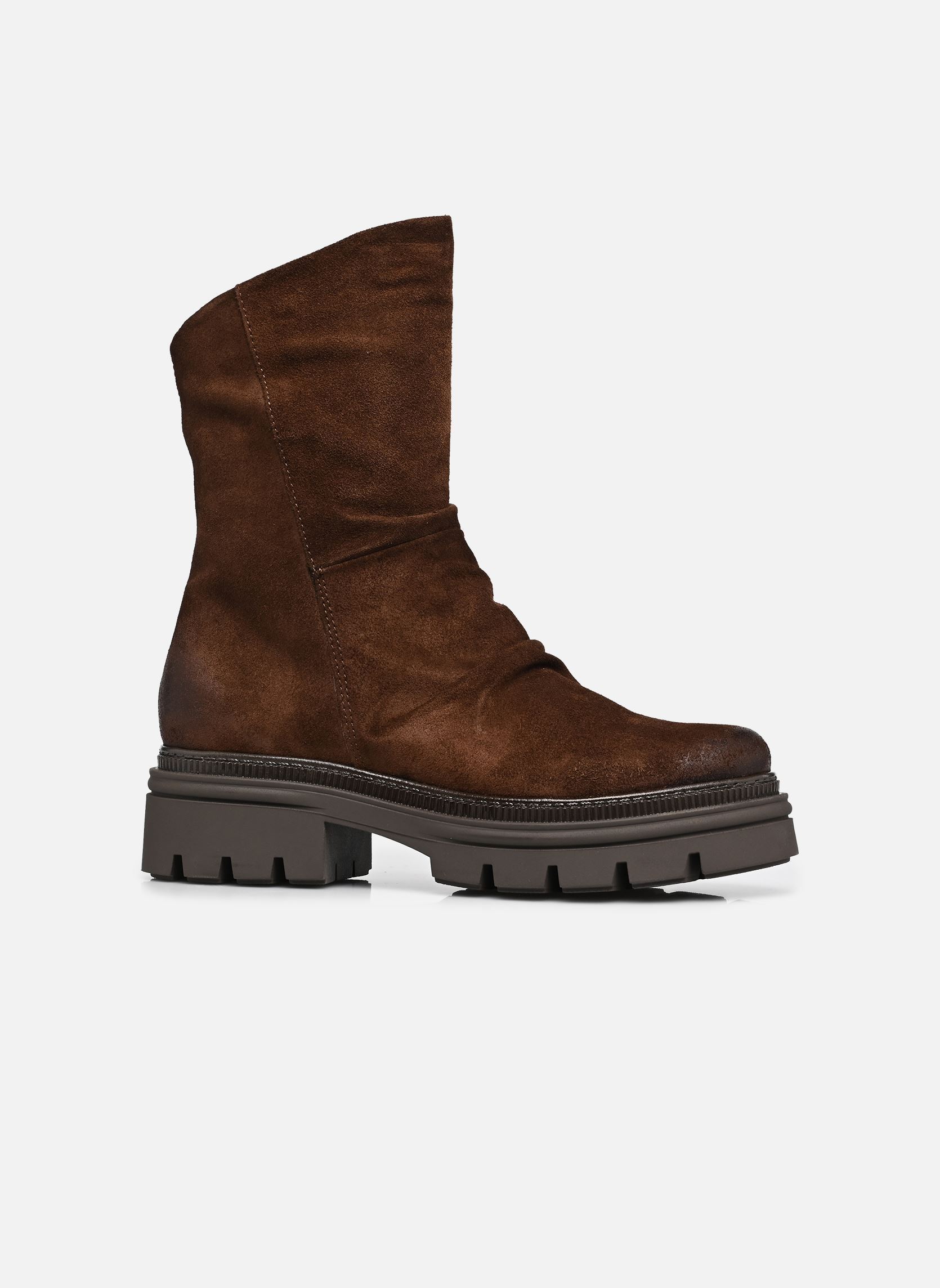 Enkellaarzen en boots N26208 dames bruin Mjus Enkellaarzen en boots N26208 dames bruin BISONTE