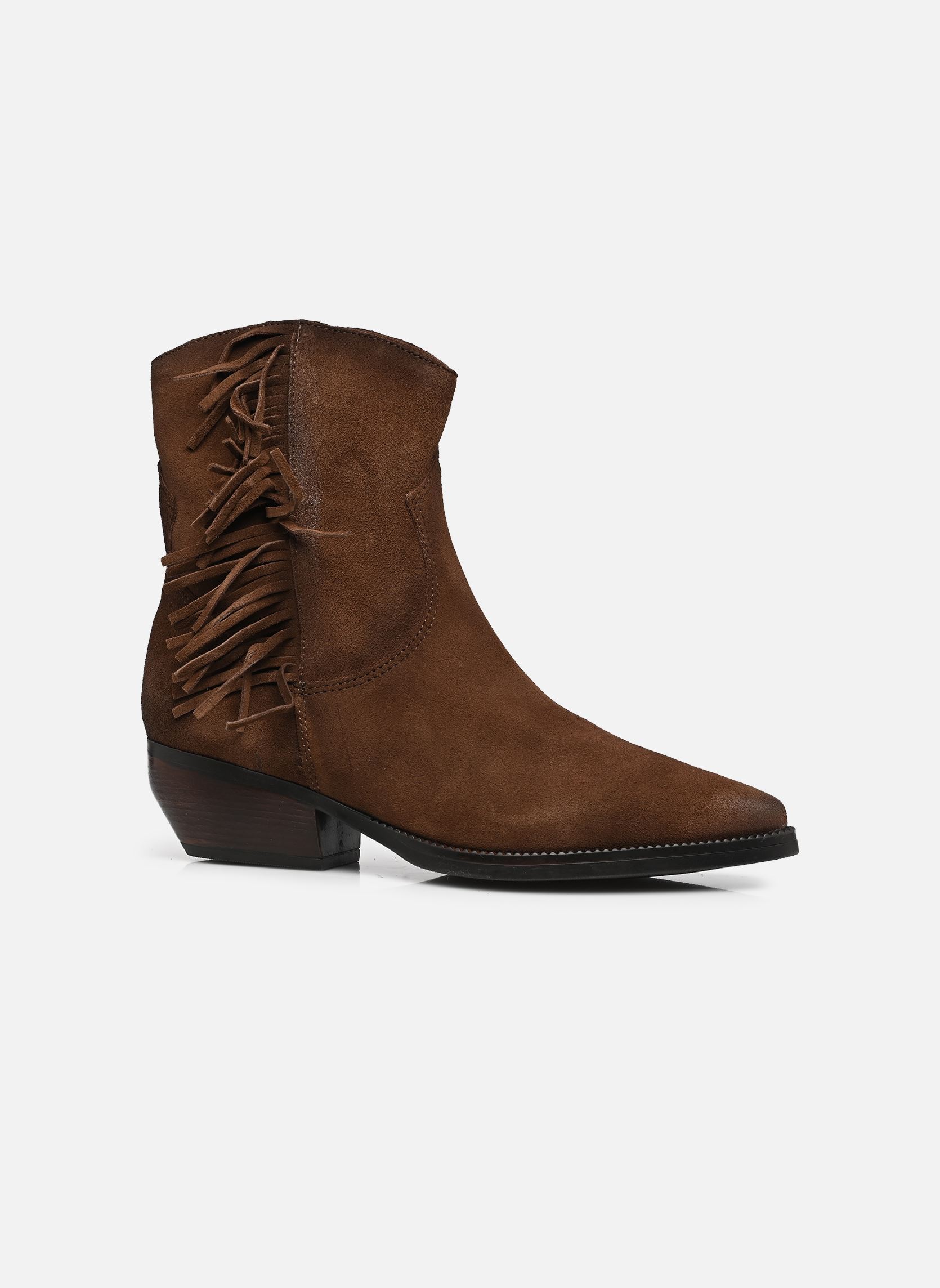 Enkellaarzen en boots N27202 dames bruin Mjus Enkellaarzen en boots N27202 dames bruin MOGANO
