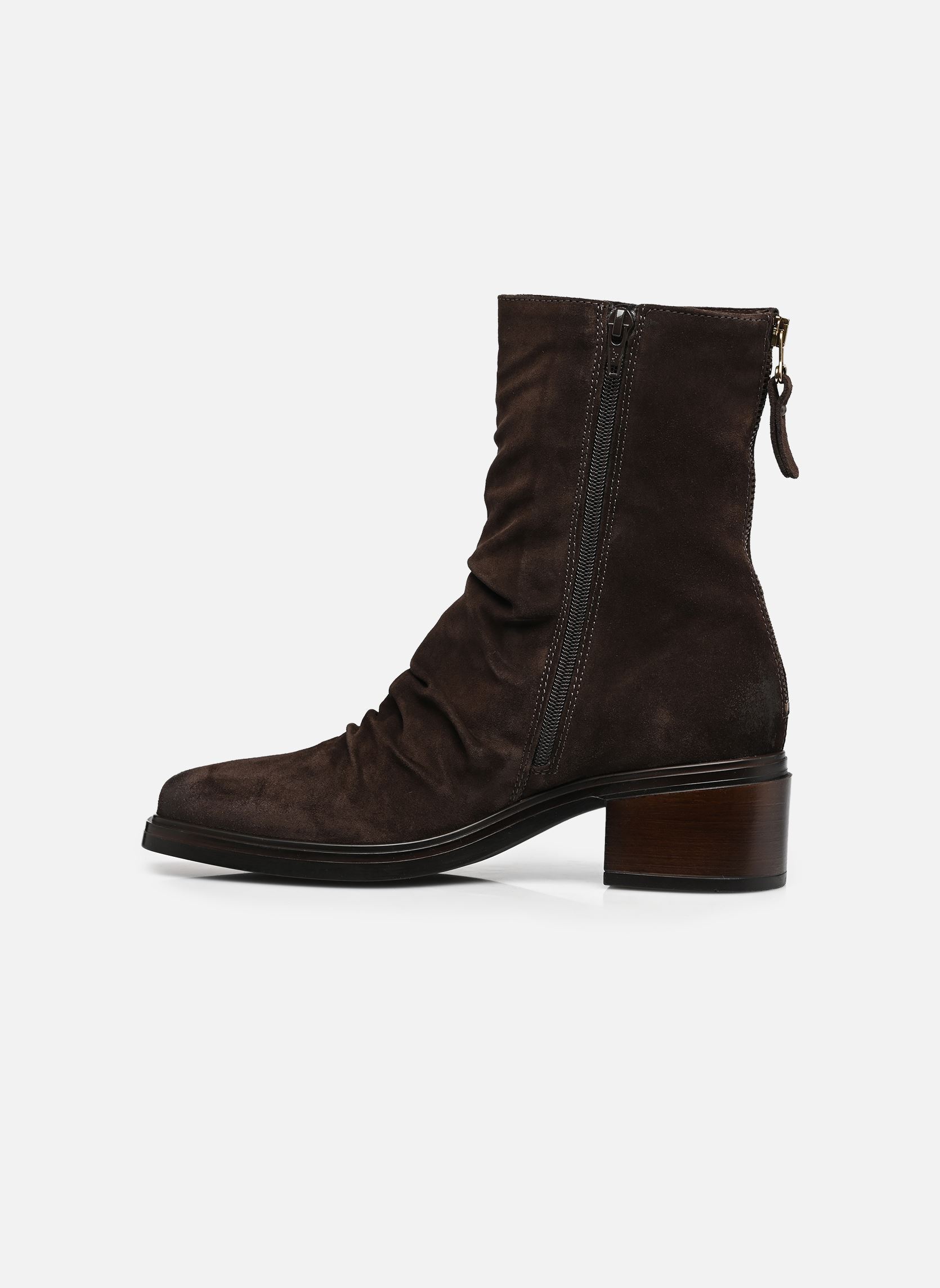 Enkellaarzen en boots N28205 dames bruin Mjus Enkellaarzen en boots N28205 dames bruin CAFFE
