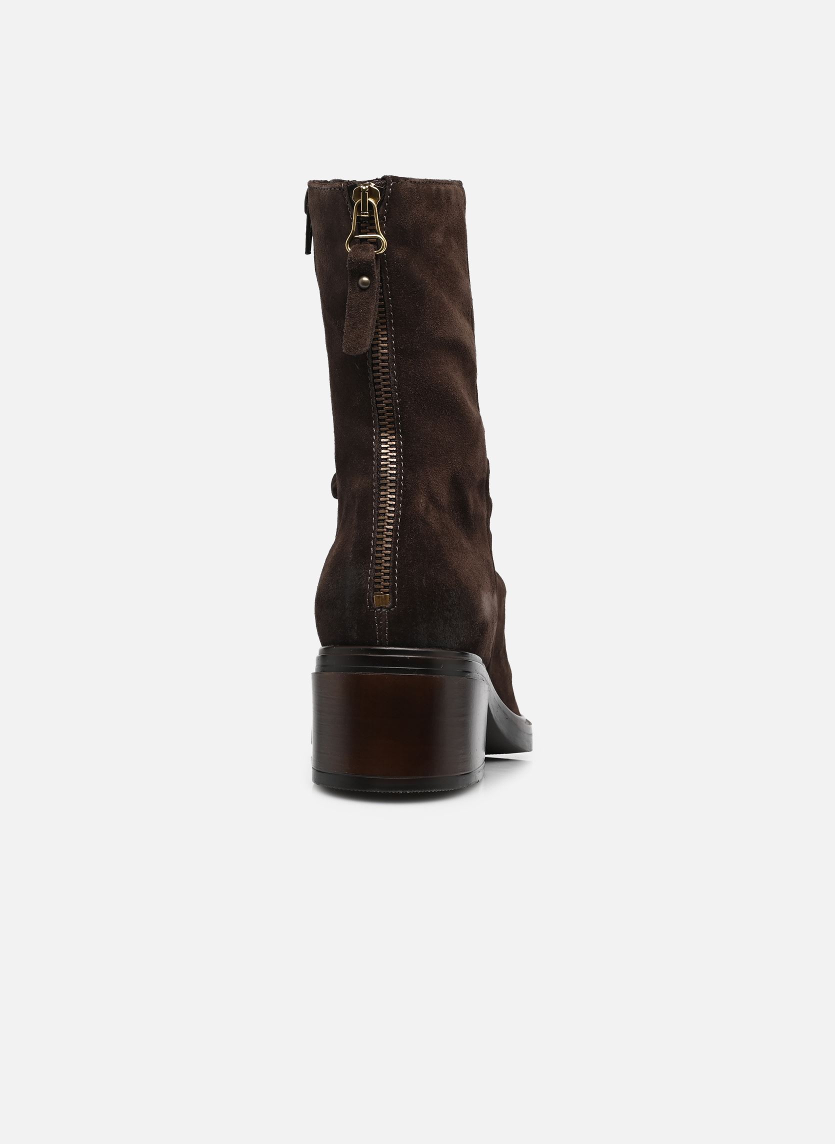 Enkellaarzen en boots N28205 dames bruin Mjus Enkellaarzen en boots N28205 dames bruin CAFFE