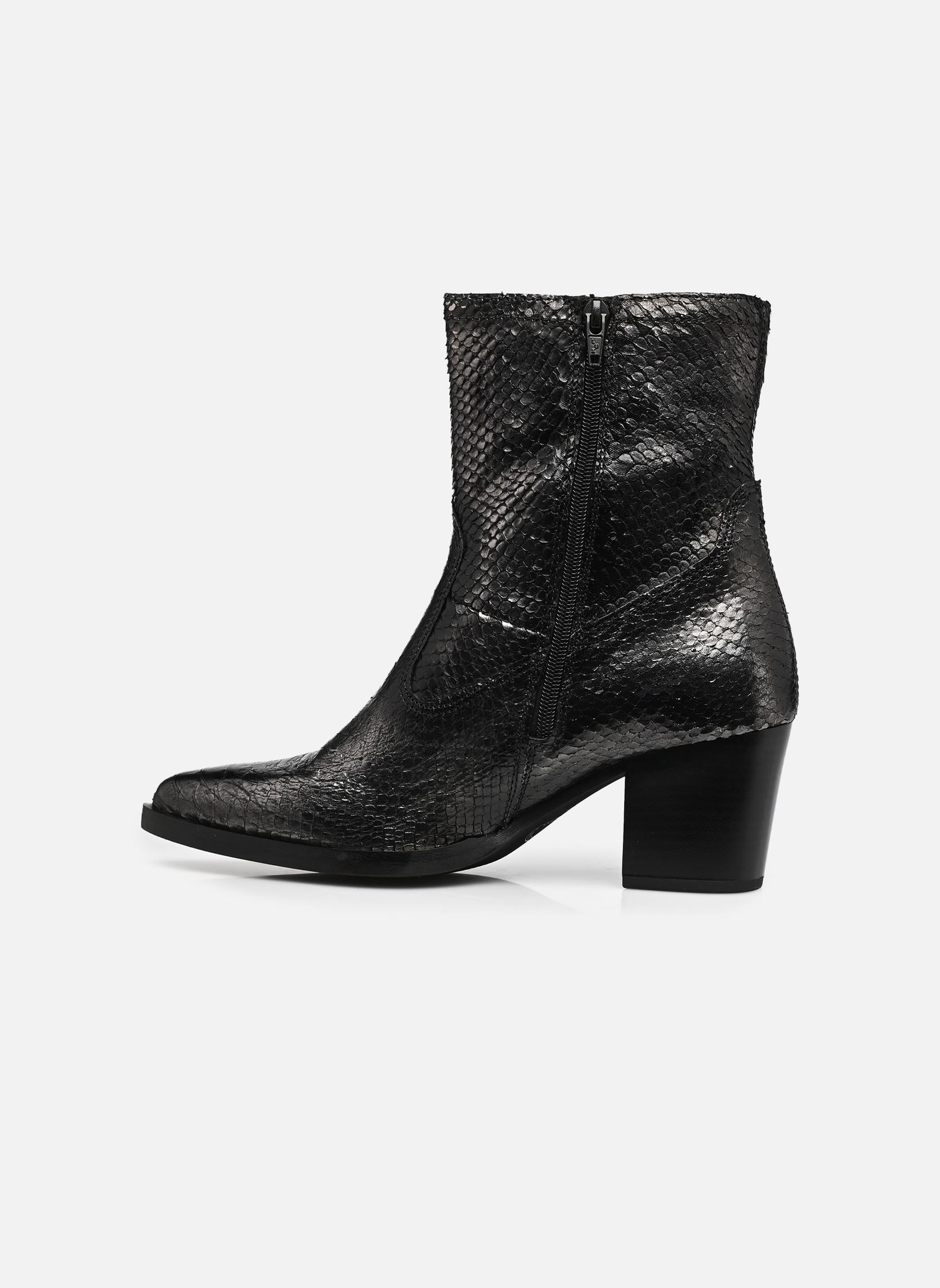Enkellaarzen en boots N30209 dames zilver Mjus Enkellaarzen en boots N30209 dames zilver ANTRACITE