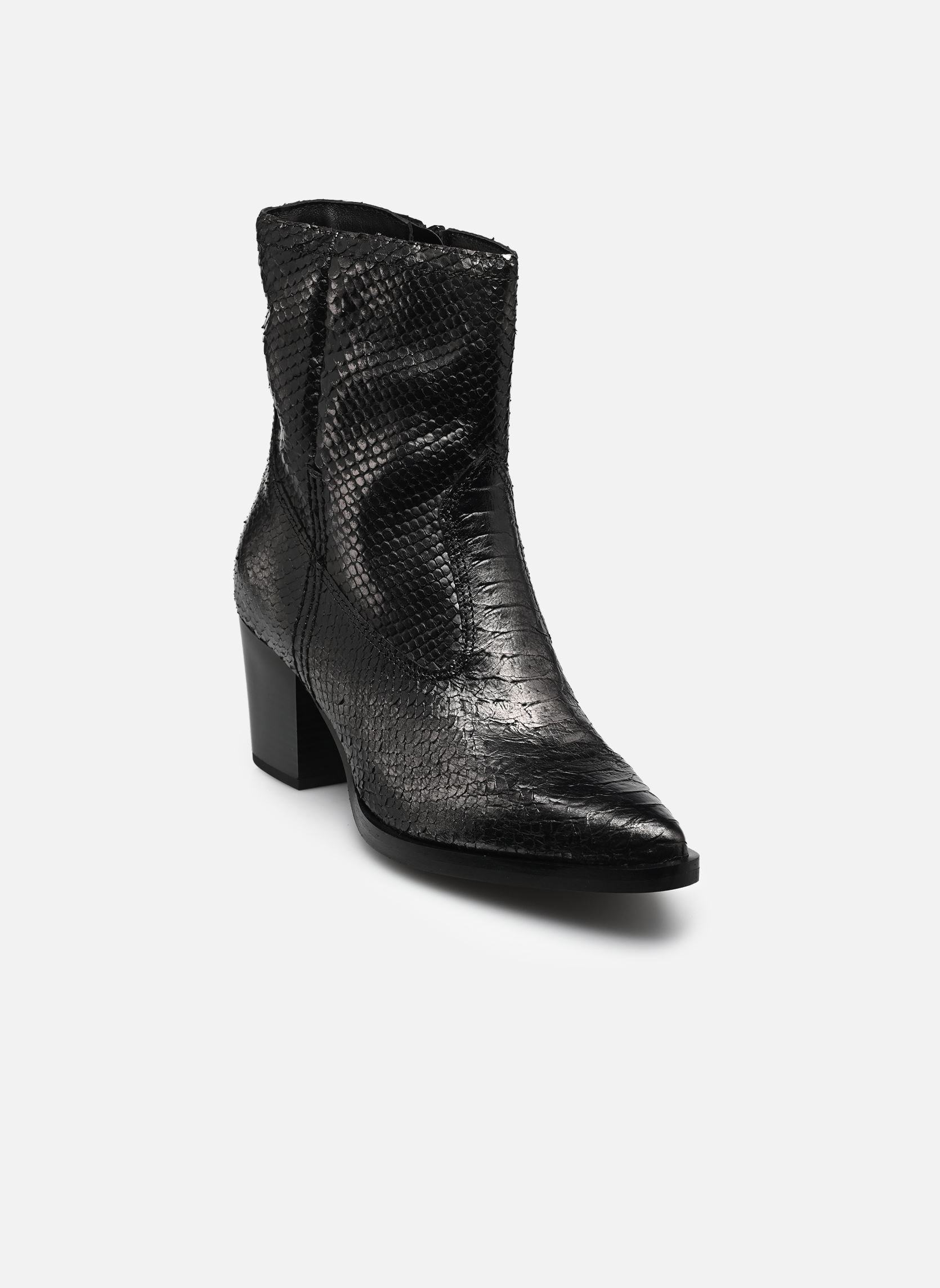 Enkellaarzen en boots N30209 dames zilver Mjus Enkellaarzen en boots N30209 dames zilver ANTRACITE