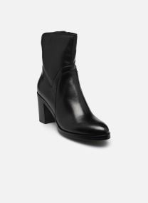 Enkellaarzen en boots N31201 dames zwart
