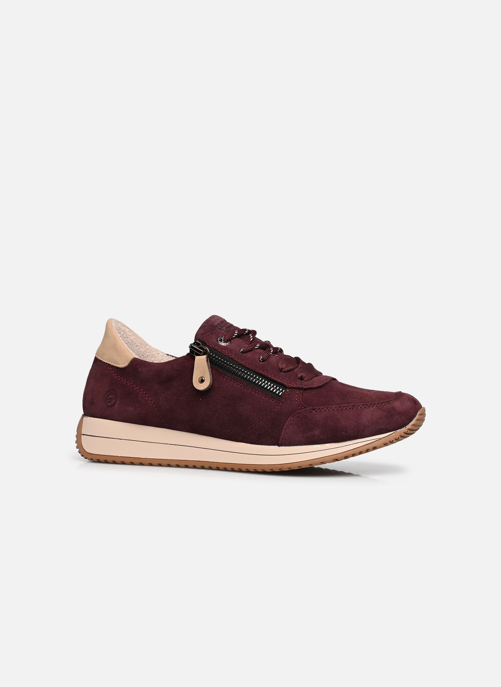 Baskets D0H19 femme bordeaux Remonte Baskets D0H19 femme bordeaux PURPLEVIOLET/MARBLE