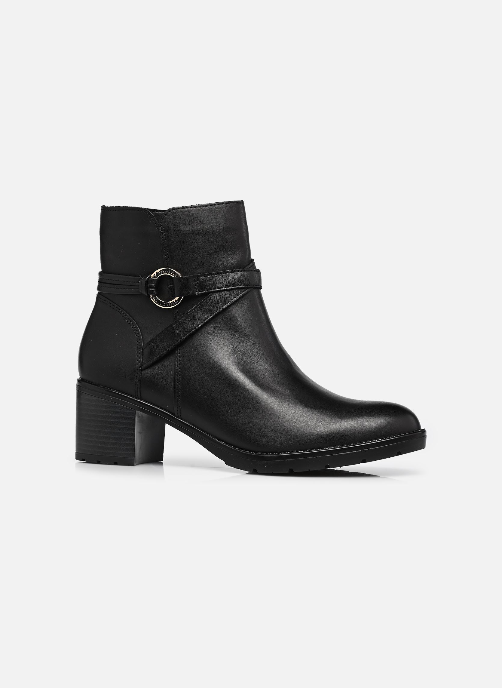 Enkellaarzen en boots D2A73 dames zwart Remonte Enkellaarzen en boots D2A73 dames zwart SCHWARZ/SCHWARZ