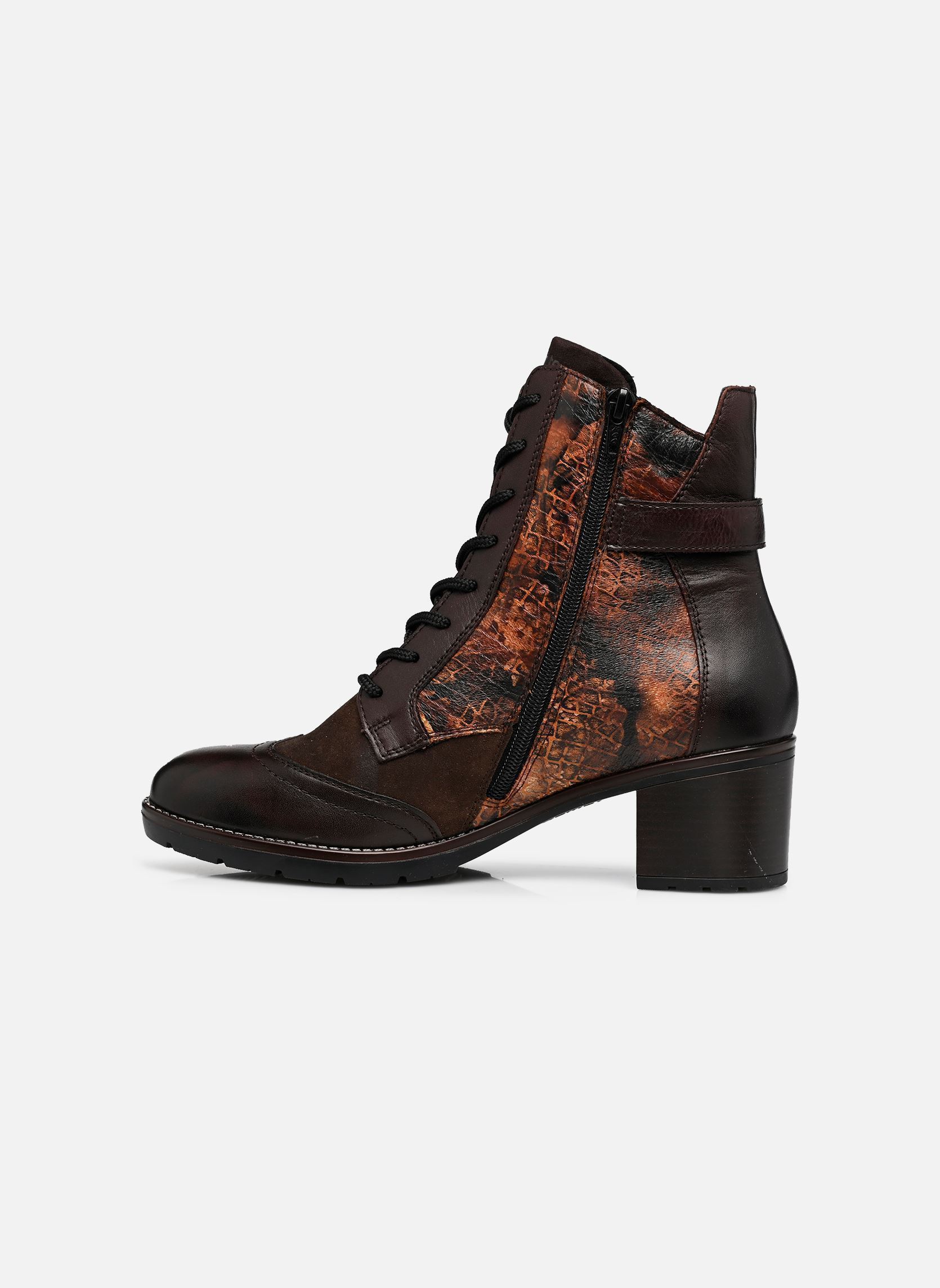 Enkellaarzen en boots D2A77 dames bruin Remonte Enkellaarzen en boots D2A77 dames bruin HAVANNA/HAVANNA/KASTANIE/HAVAN
