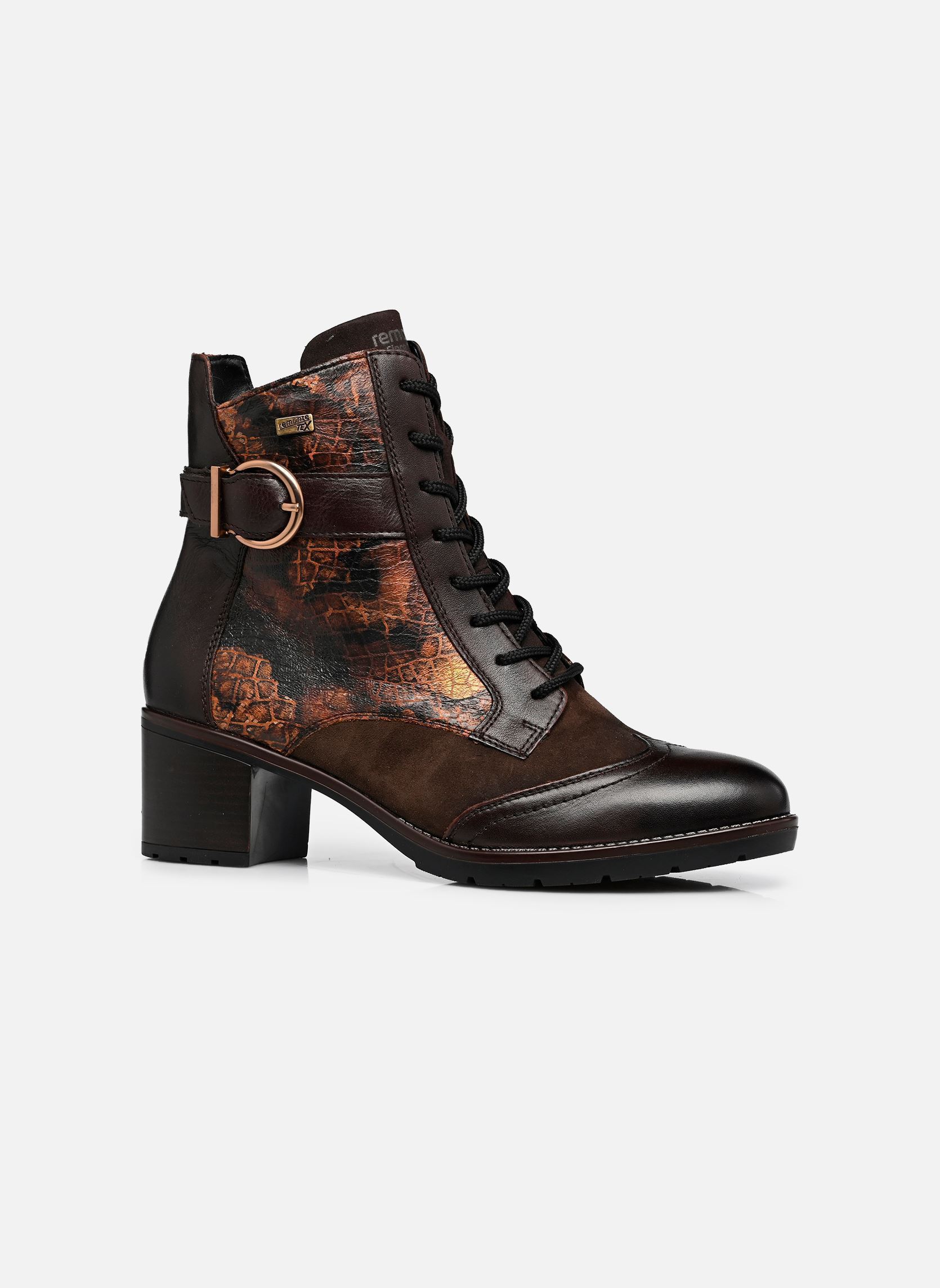 Enkellaarzen en boots D2A77 dames bruin Remonte Enkellaarzen en boots D2A77 dames bruin HAVANNA/HAVANNA/KASTANIE/HAVAN
