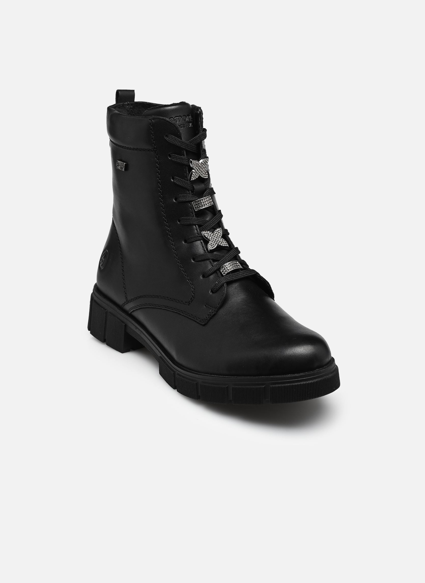 Enkellaarzen en boots D2S73 dames zwart Remonte Enkellaarzen en boots D2S73 dames zwart SCHWARZ/SCHWARZ
