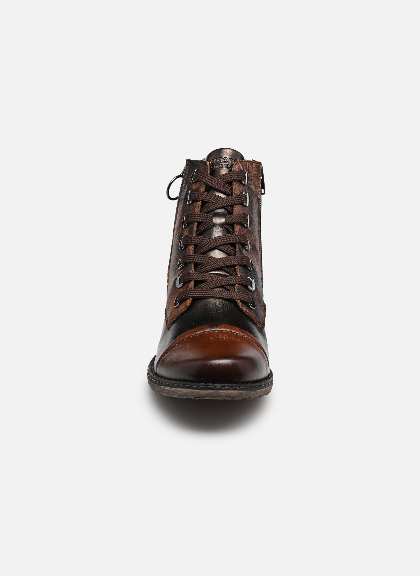 Enkellaarzen en boots D4382 dames bruin Remonte Enkellaarzen en boots D4382 dames bruin CHESTNUT/ANTIK/KASTANIE