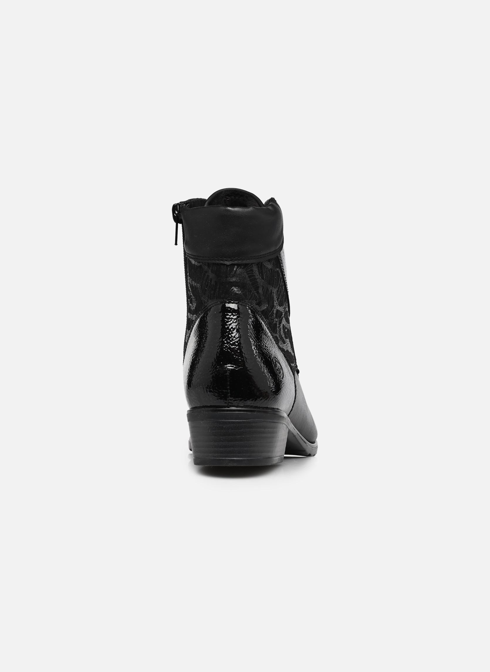 Enkellaarzen en boots D6882 dames zwart Remonte Enkellaarzen en boots D6882 dames zwart BLACK/SCHWARZ/SCHWARZ/SCHWARZ/