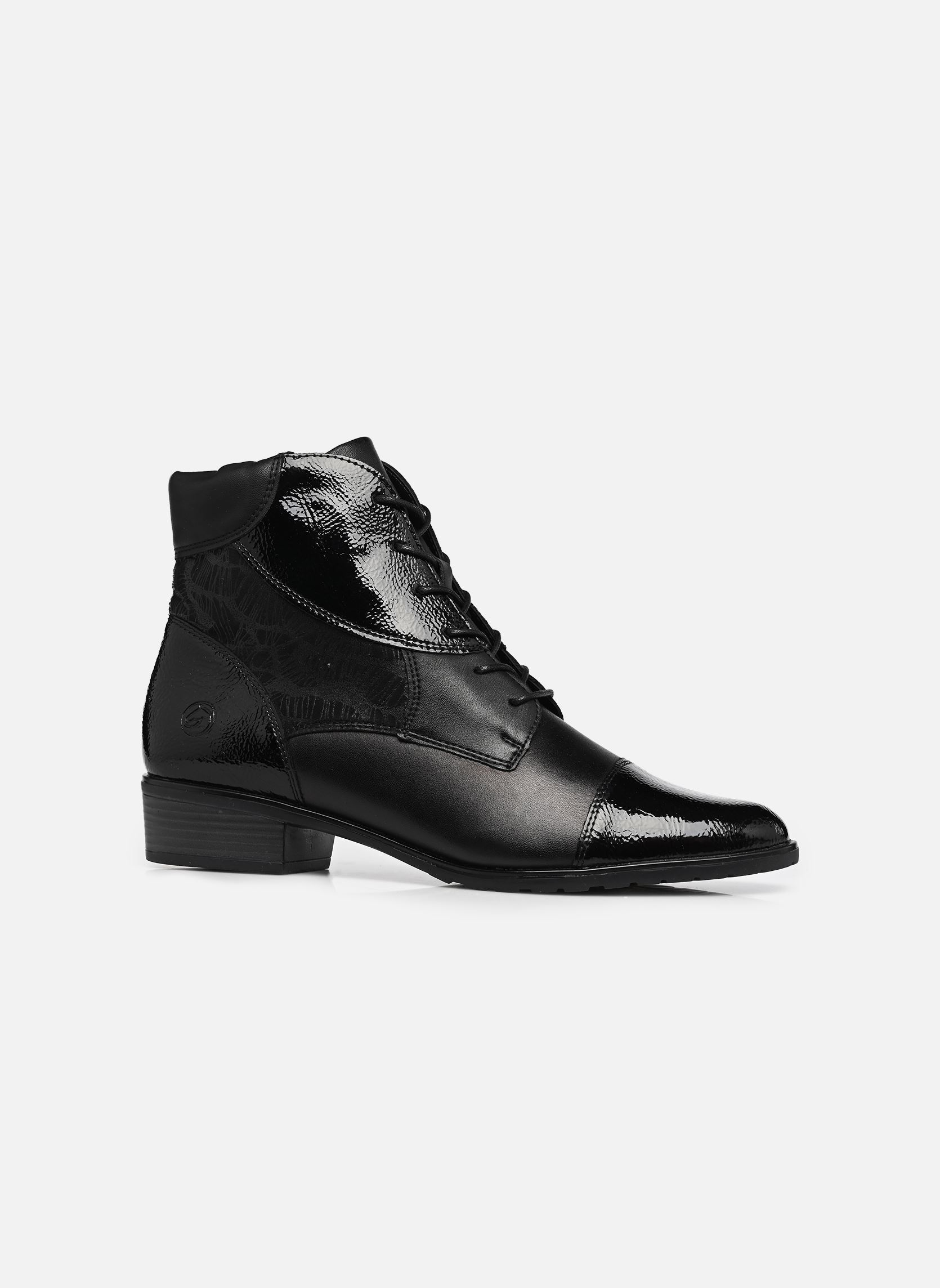 Enkellaarzen en boots D6882 dames zwart Remonte Enkellaarzen en boots D6882 dames zwart BLACK/SCHWARZ/SCHWARZ/SCHWARZ/