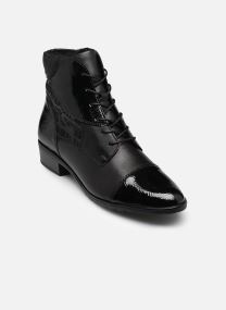 Enkellaarzen en boots D6882 dames zwart